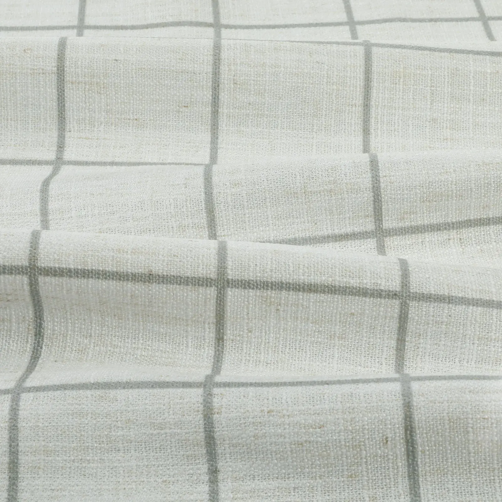 Stefana Silber Print Linen Blend Curtain Drapery Pleated - Image 138