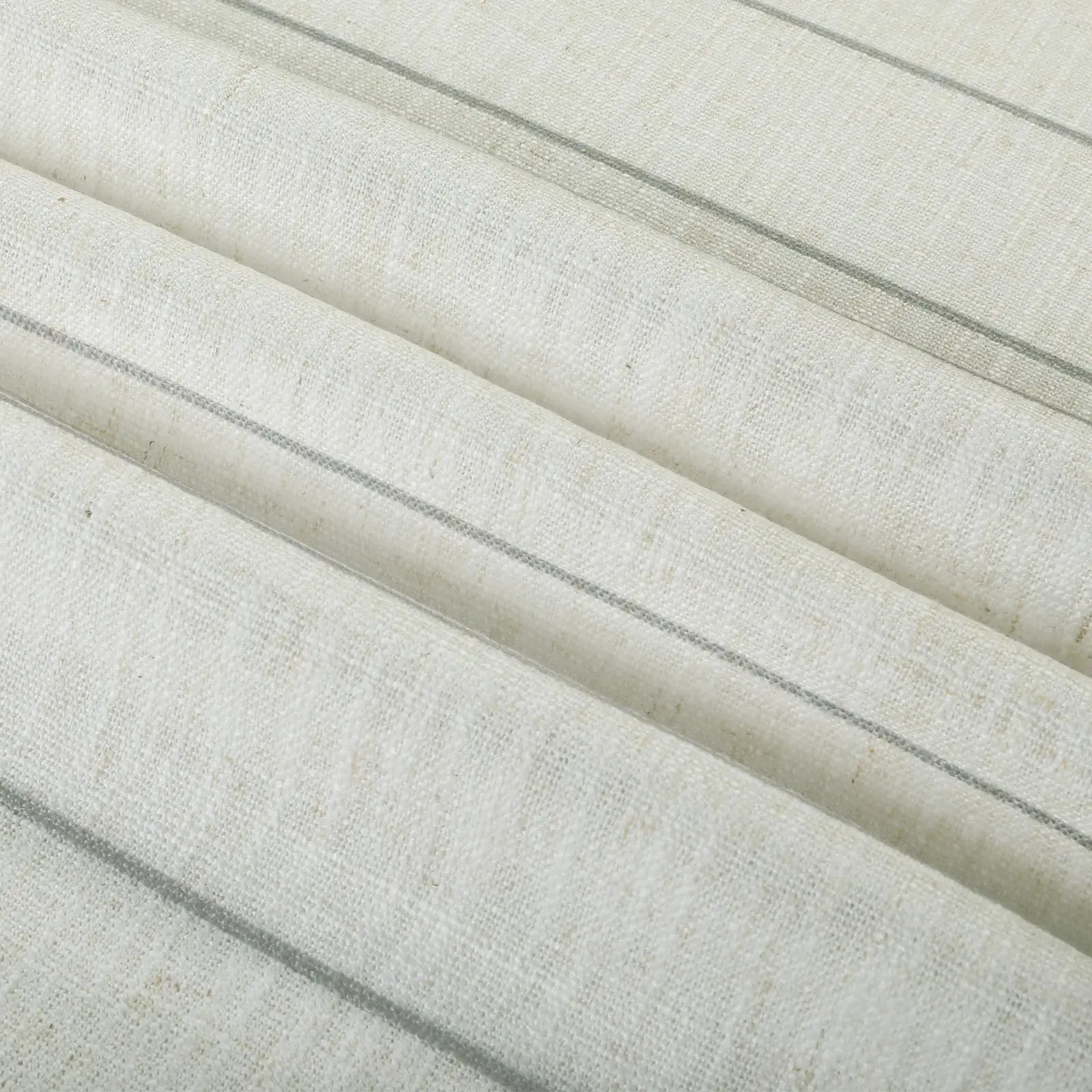Stefana Silber Print Linen Blend Curtain Drapery Pleated - Image 144