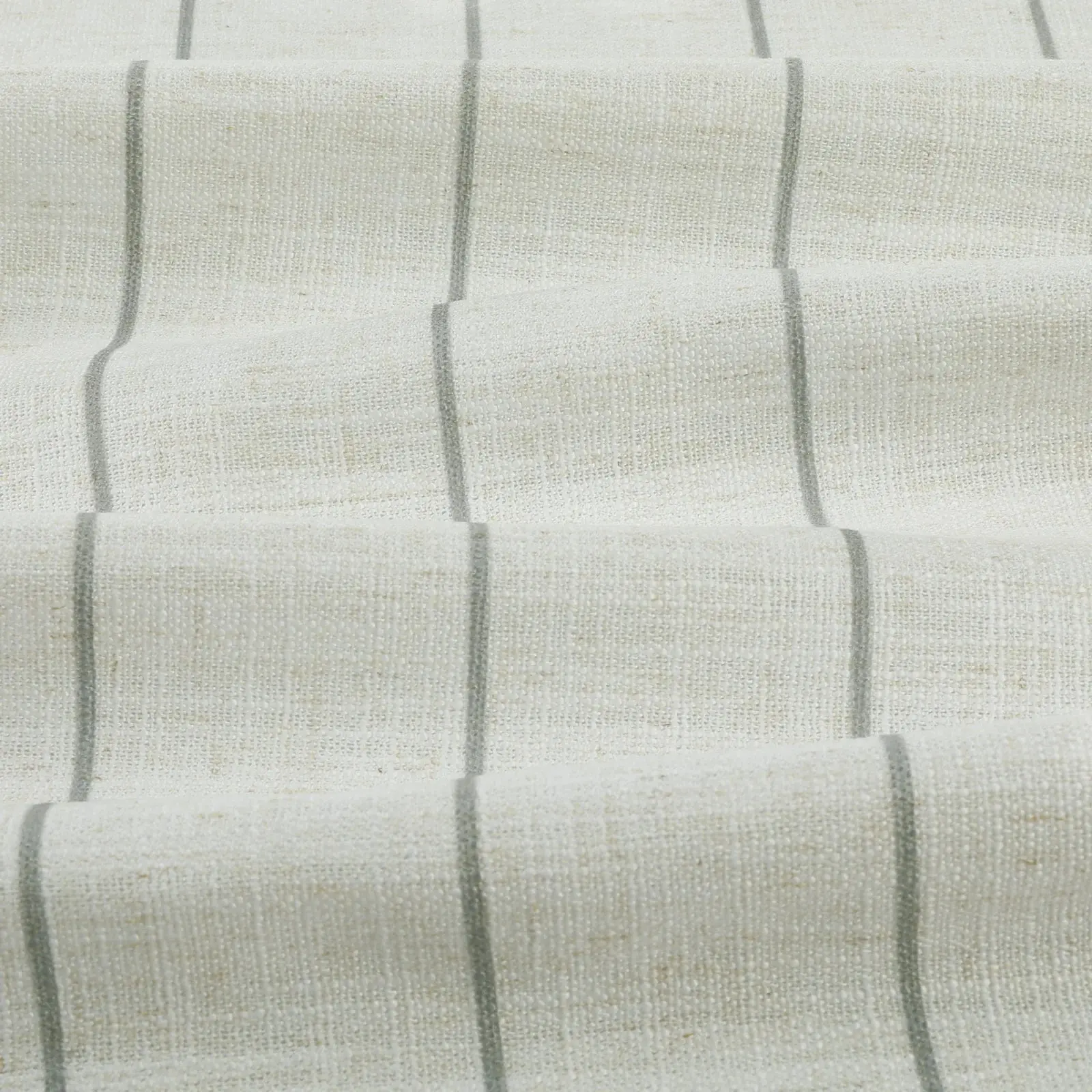 Stefana Silber Print Linen Blend Curtain Drapery Pleated - Image 146