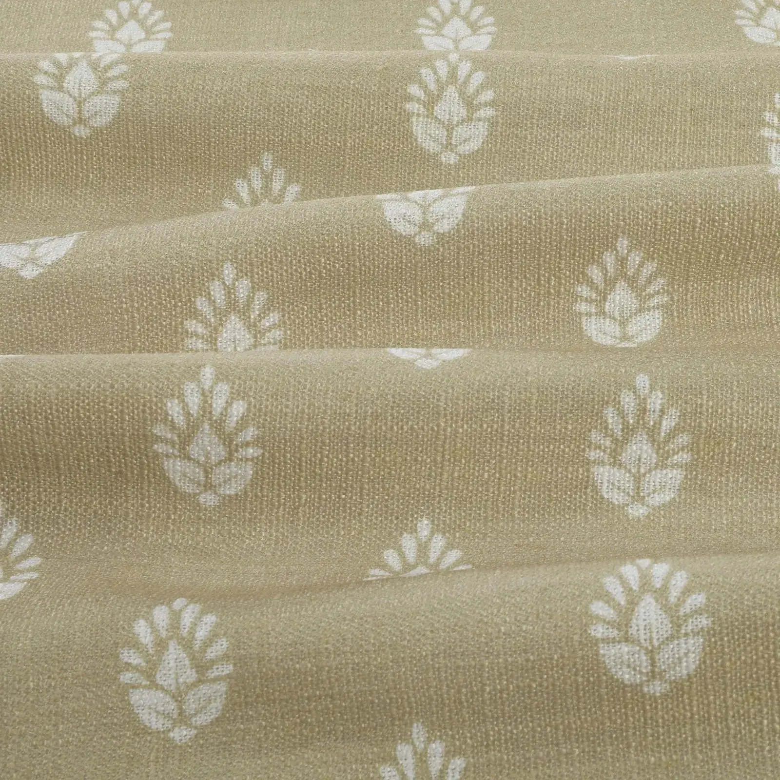 Stefana Silber Print Linen Blend Curtain Drapery Pleated - Image 78