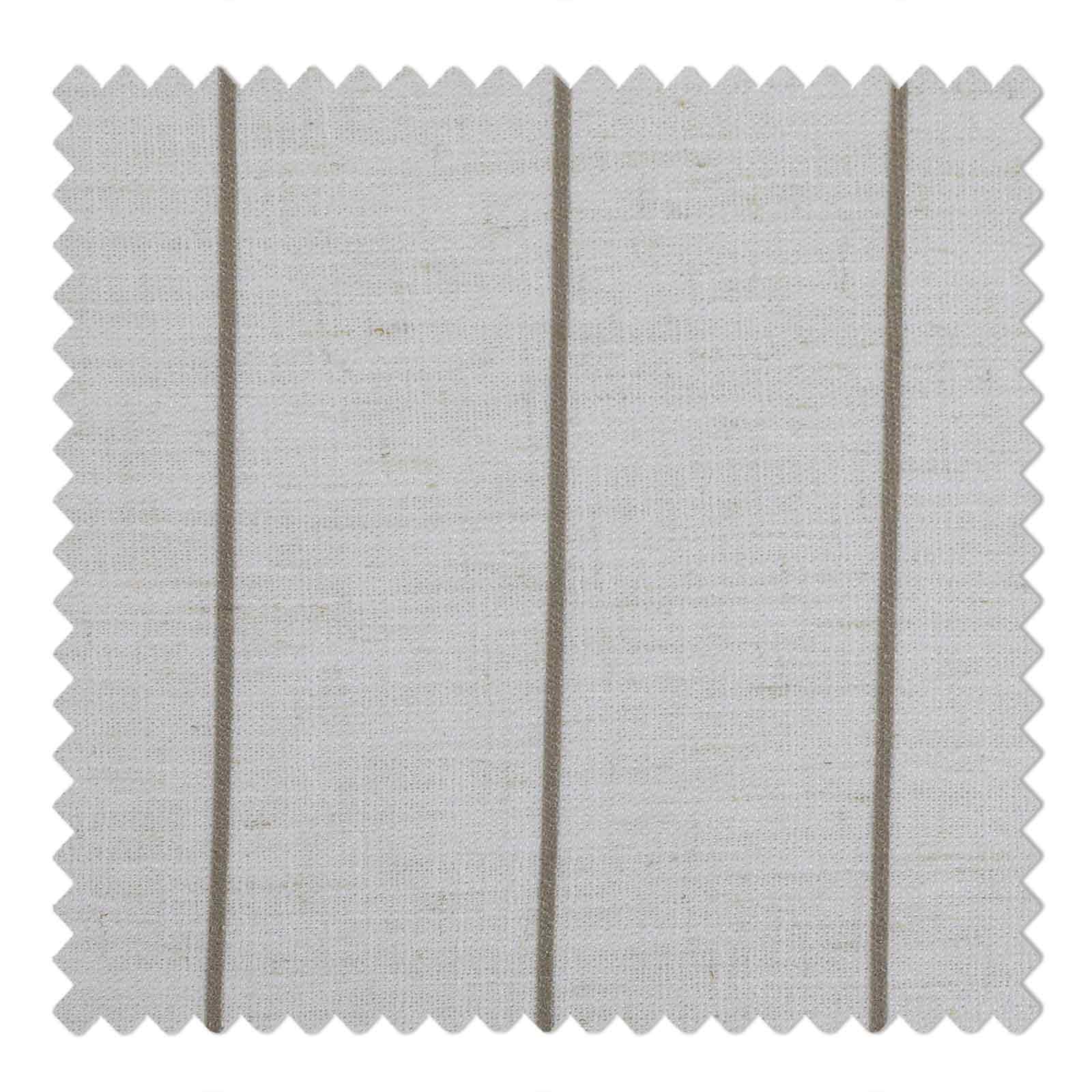 Stefana Silber Print Linen Curtain Drapery Soft Top - Image 16