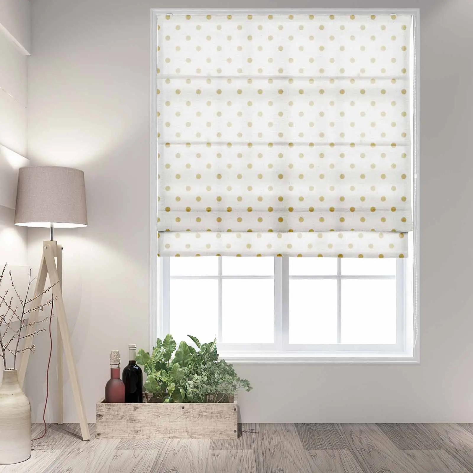 Stefana Silber Printed Roman Shade Cord Lift - Image 15