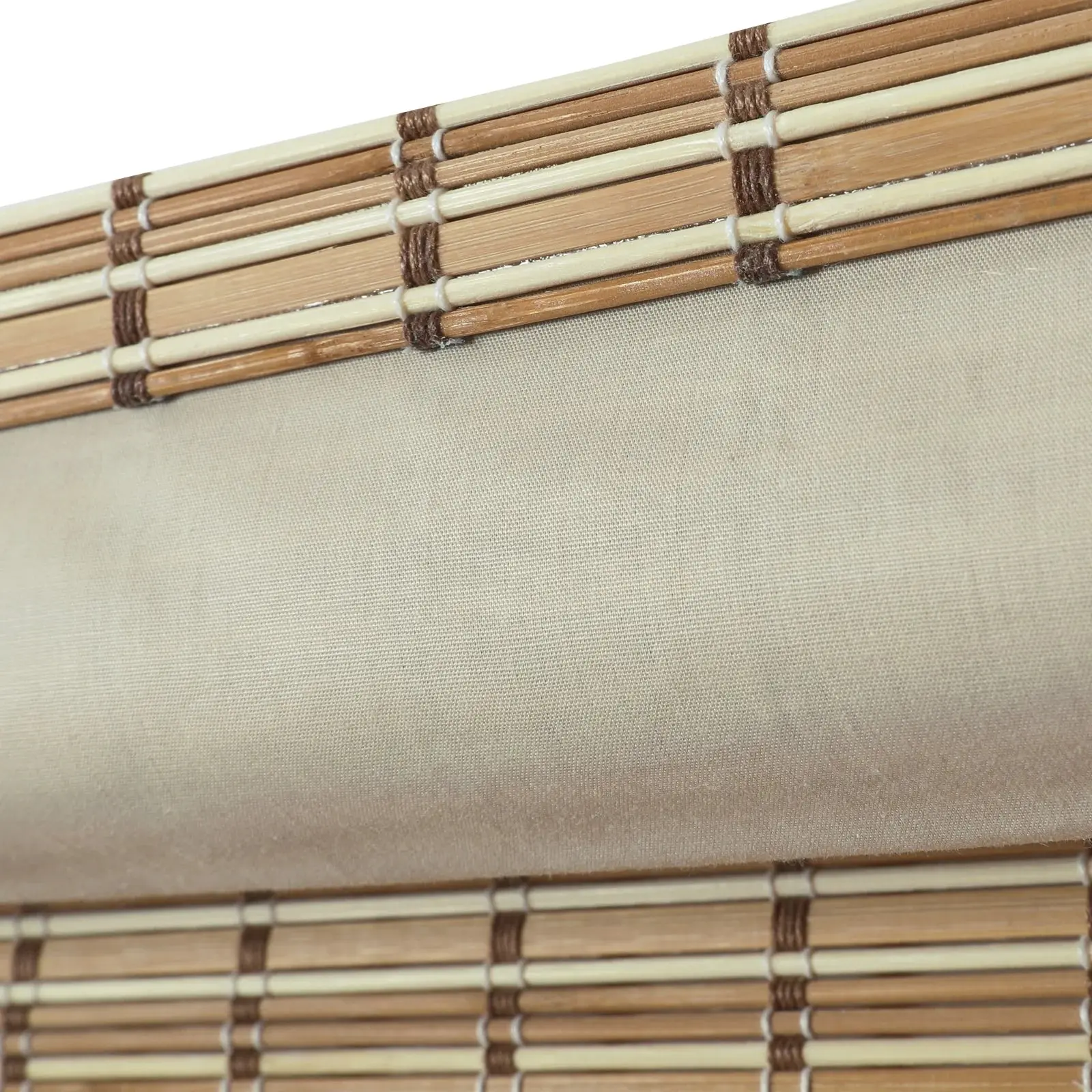 Sybil Bamboo Roman Shade - Dark Khaki - Image 8