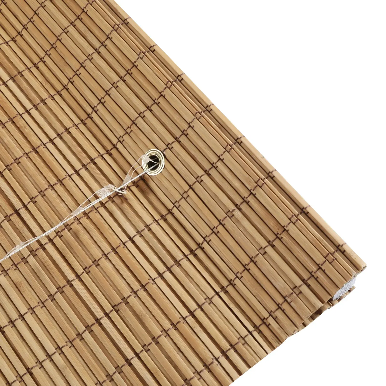 Sybil Bamboo Roman Shade - Flax - Image 14