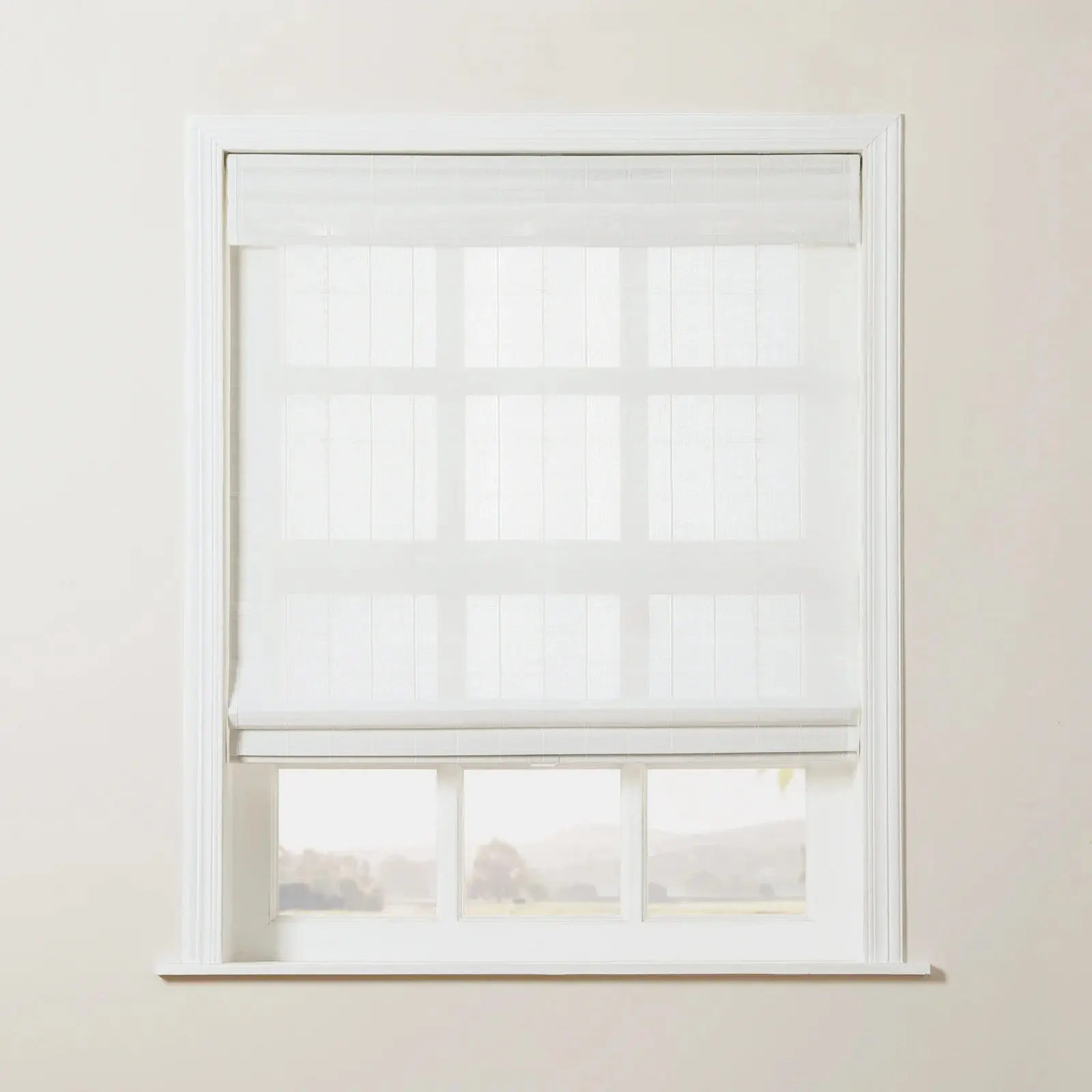 Sybil Bamboo Roman Shade - White - Image 15