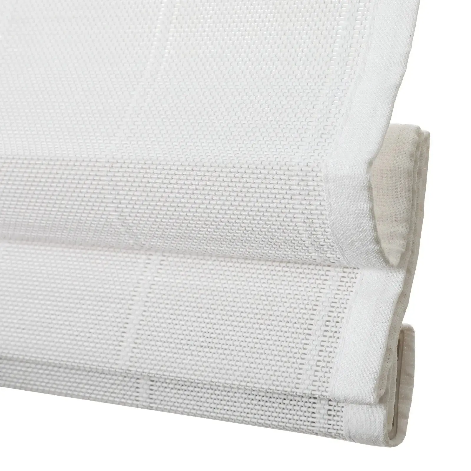 Sybil Bamboo Roman Shade - White - Image 7