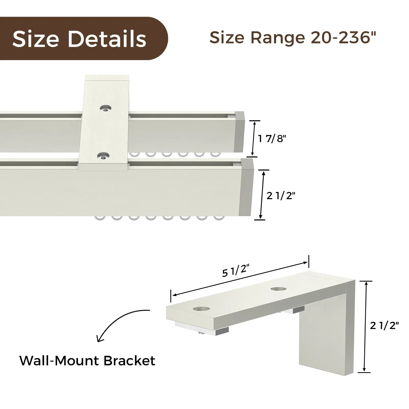 Tanner Double Curtain Track - Image 4