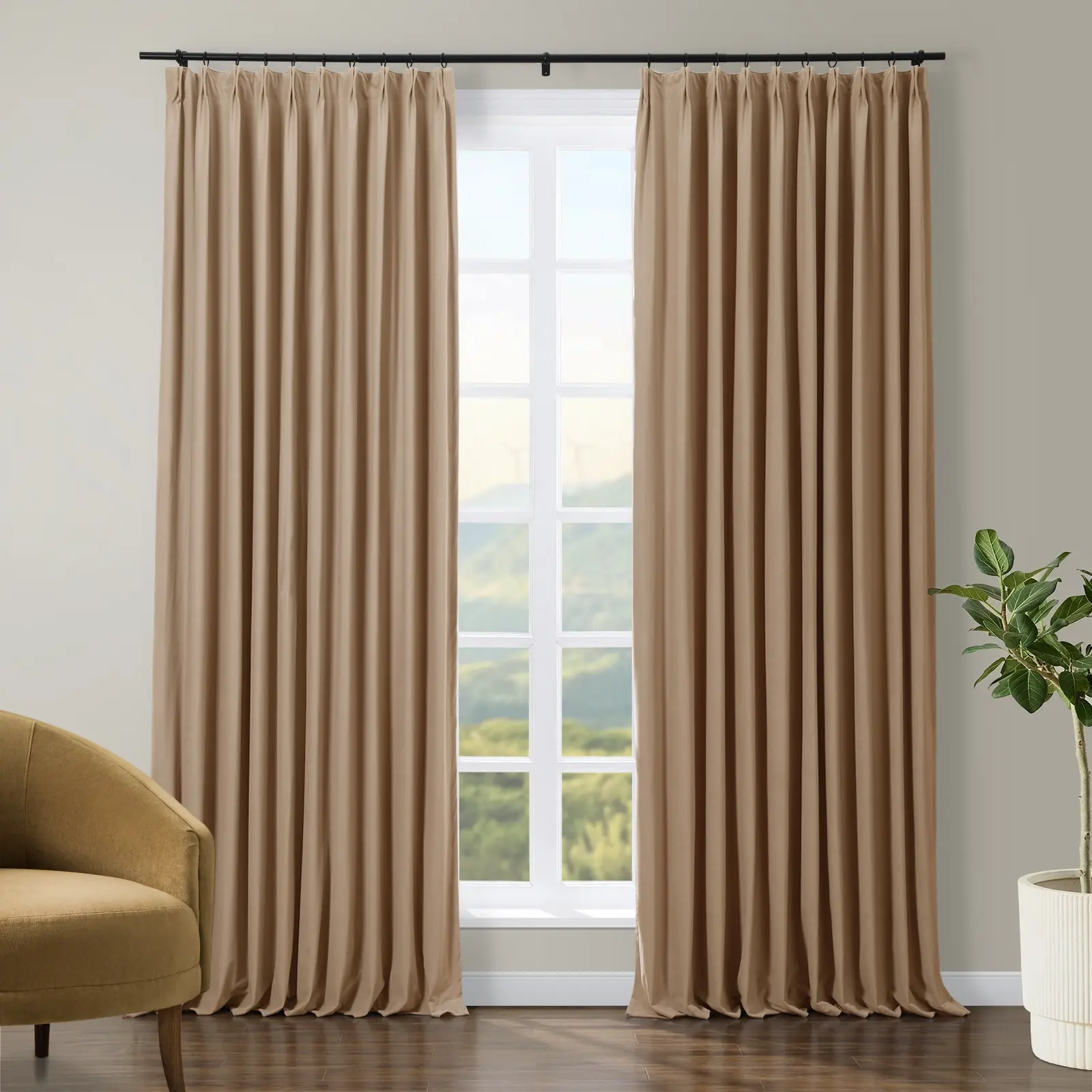 Tavis Premium Velvet Curtain Pleated - Image 28