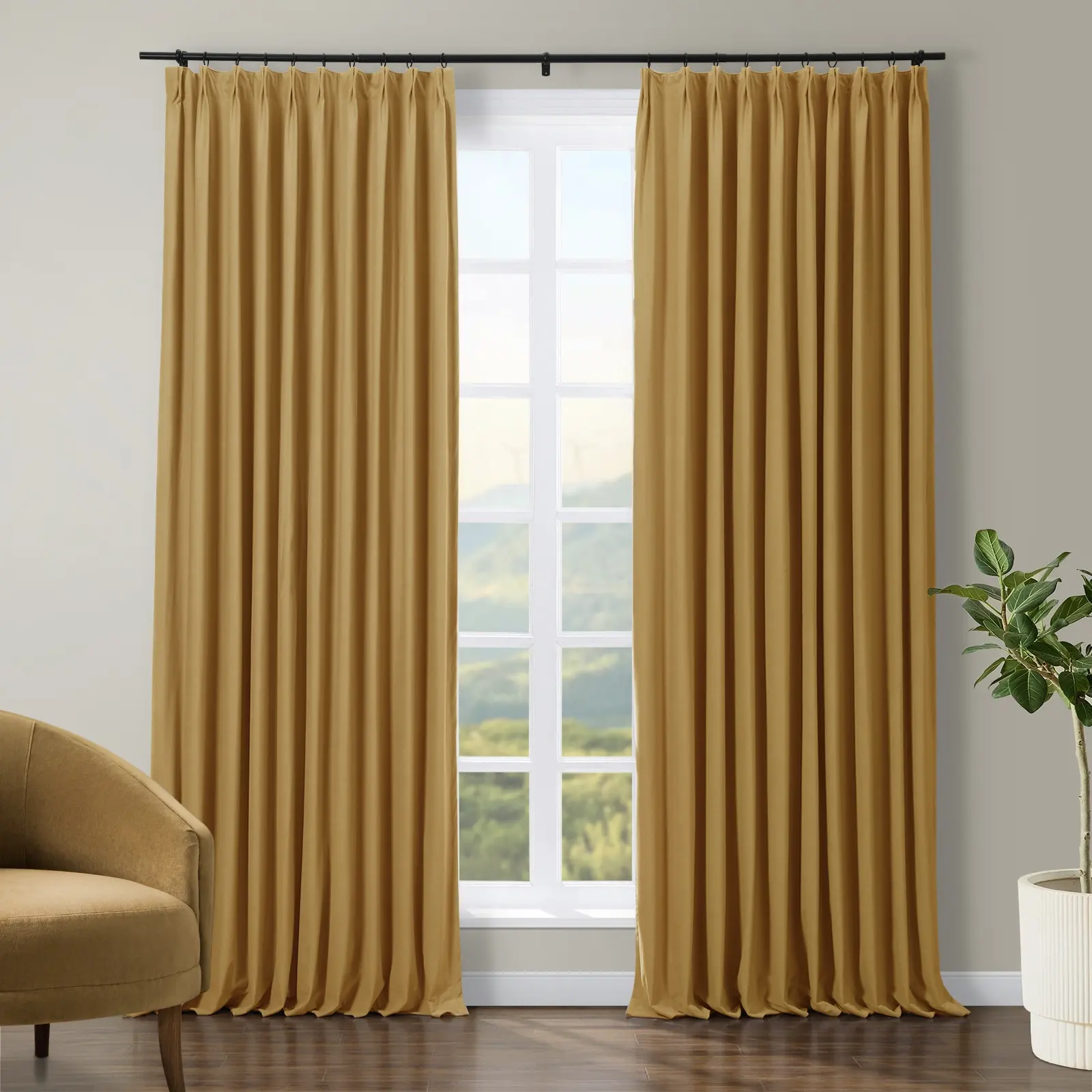Tavis Premium Velvet Curtain Pleated - Image 29