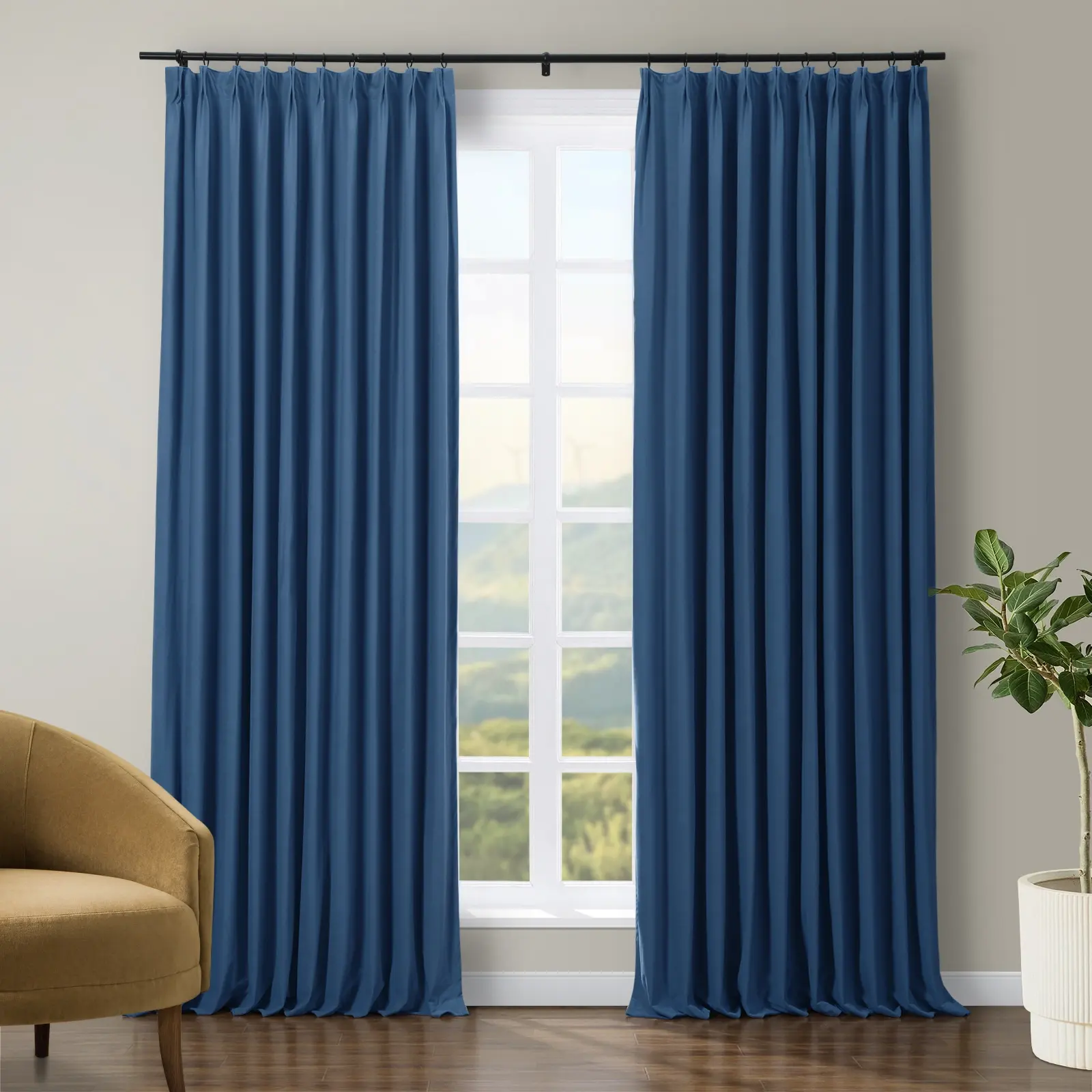 Tavis Premium Velvet Curtain Pleated - Image 38