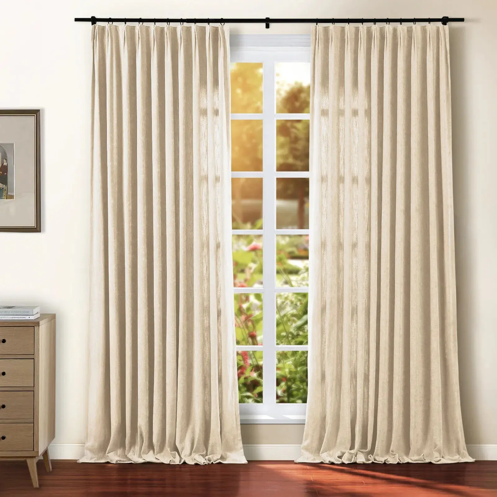 Tino Heavyweight Chenille Drapery Pleated - Image 22