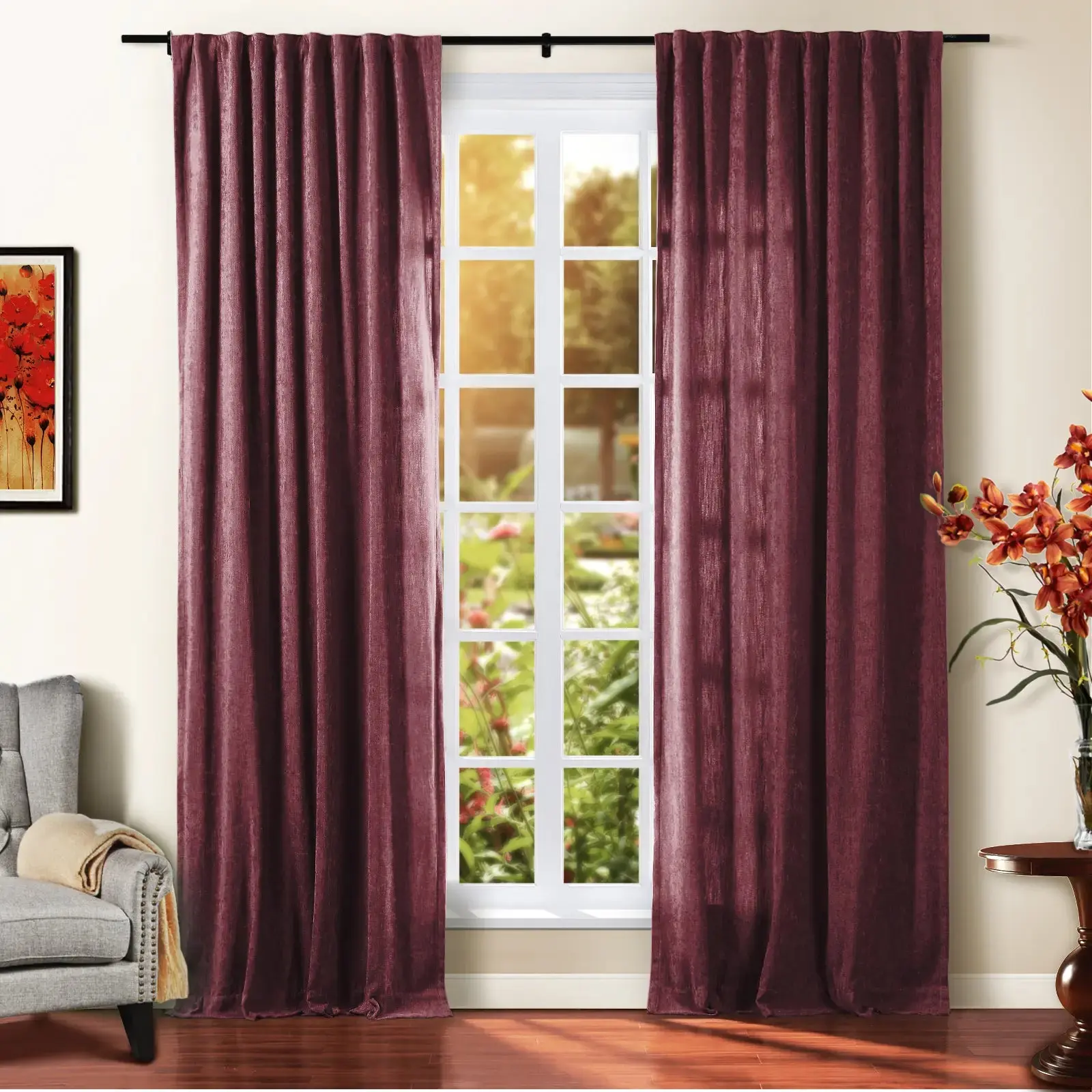 Tino Heavyweight Chenille Drapery Soft Top - Image 22