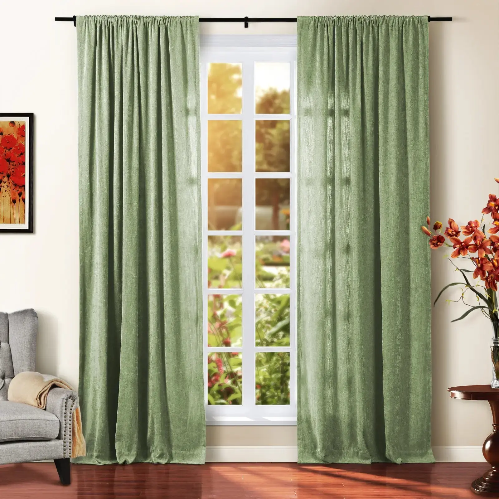 Tino Heavyweight Chenille Drapery Soft Top - Image 24