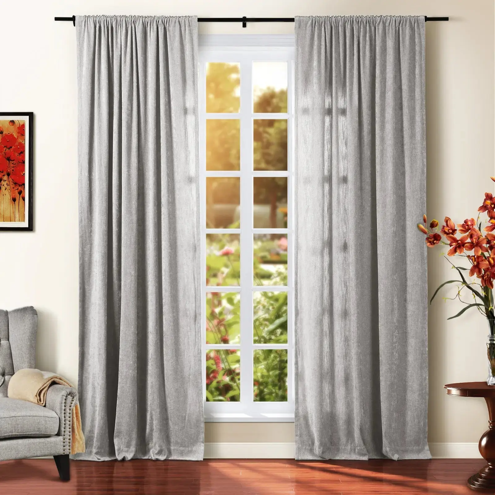 Tino Heavyweight Chenille Drapery Soft Top - Image 26
