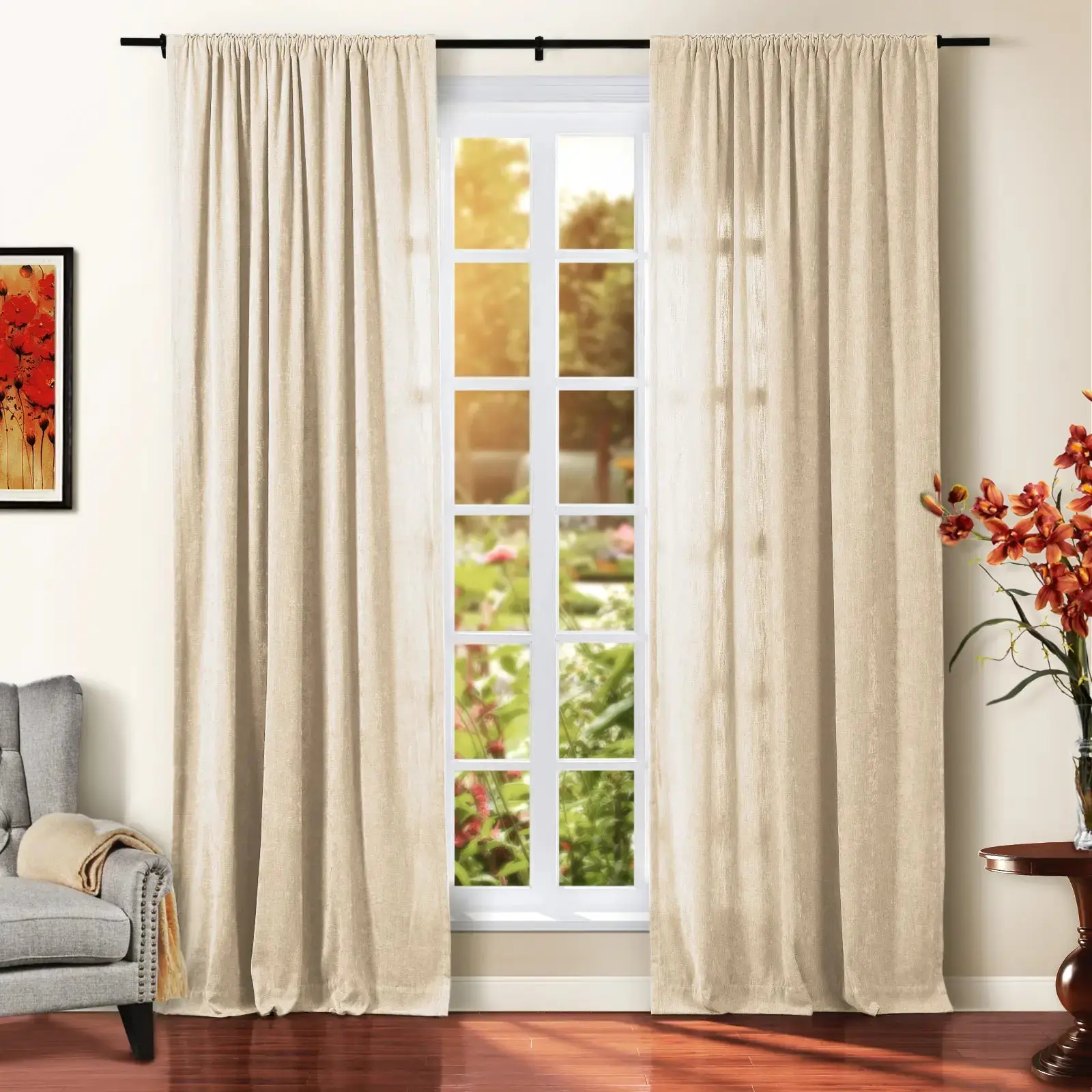 Tino Heavyweight Chenille Drapery Soft Top - Image 34