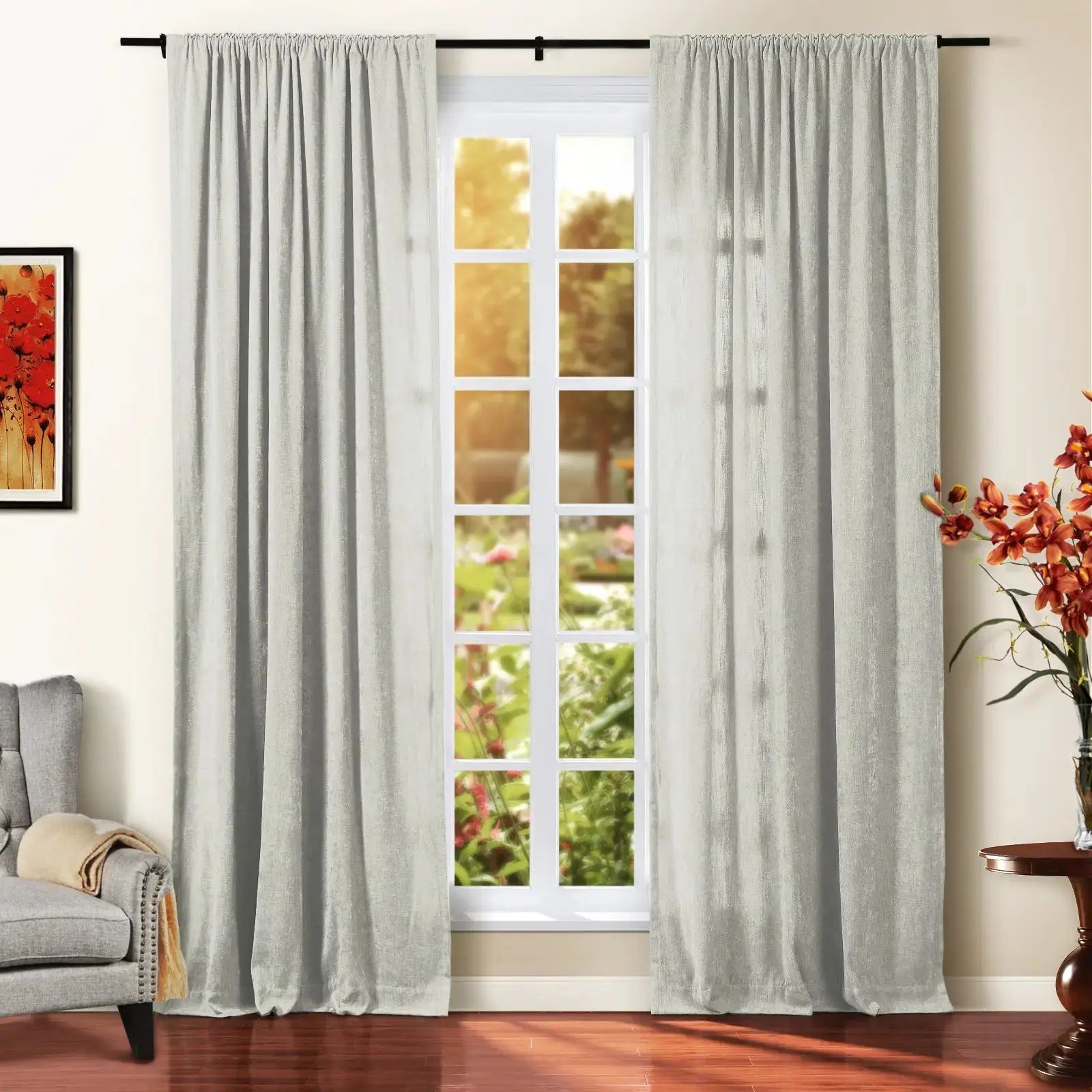 Tino Heavyweight Chenille Drapery Soft Top - Image 39