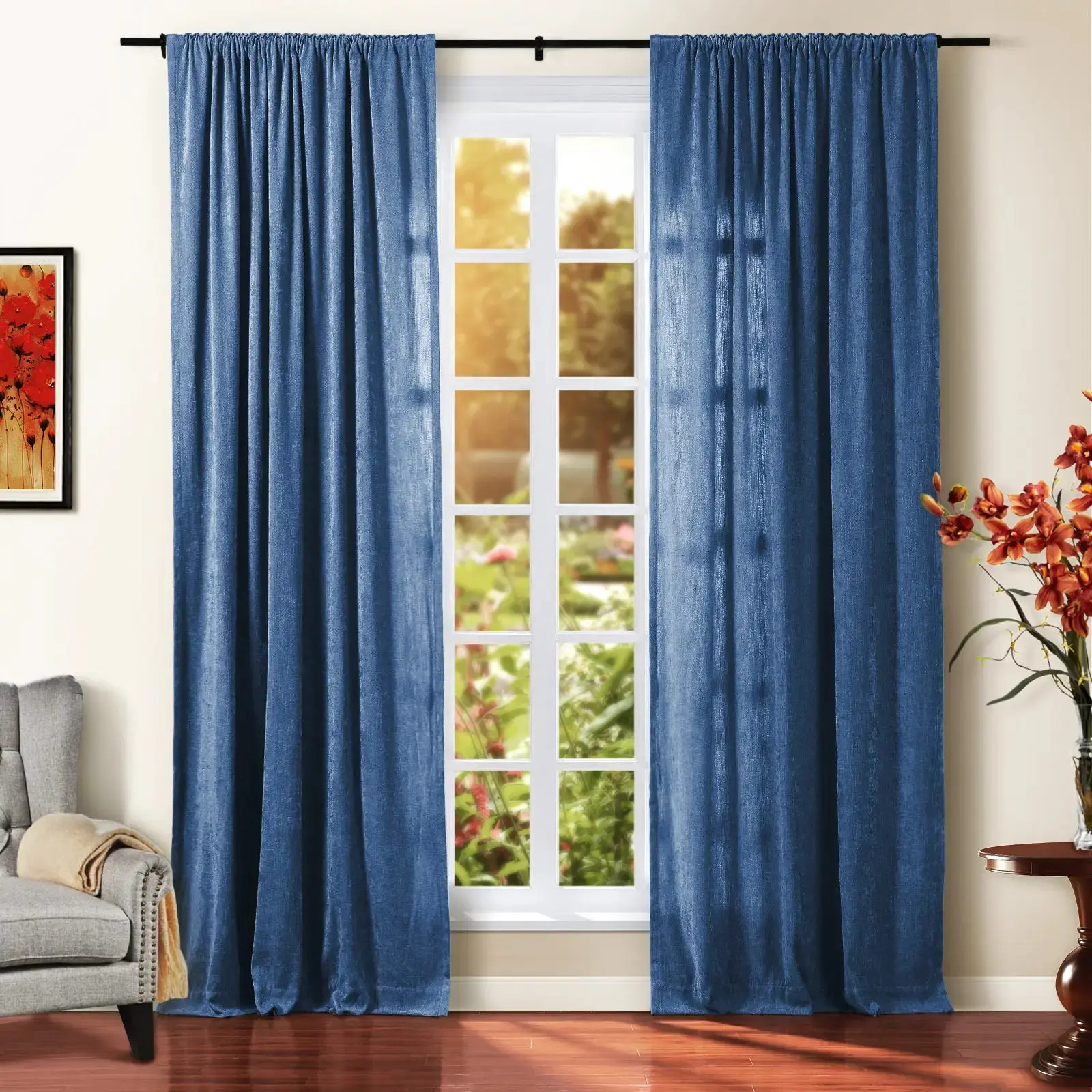 Tino Heavyweight Chenille Drapery Soft Top - Image 44