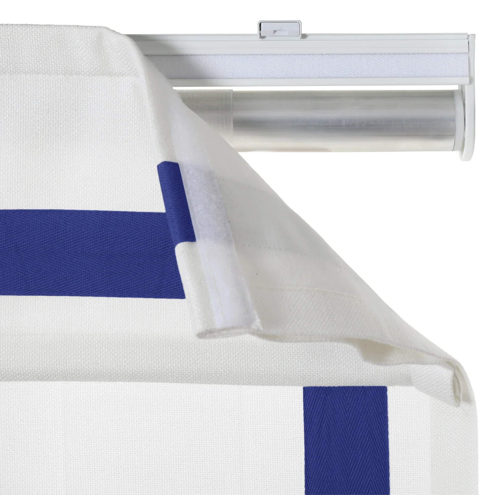 Tyrone Cordless Roman Shade with Border - Image 4