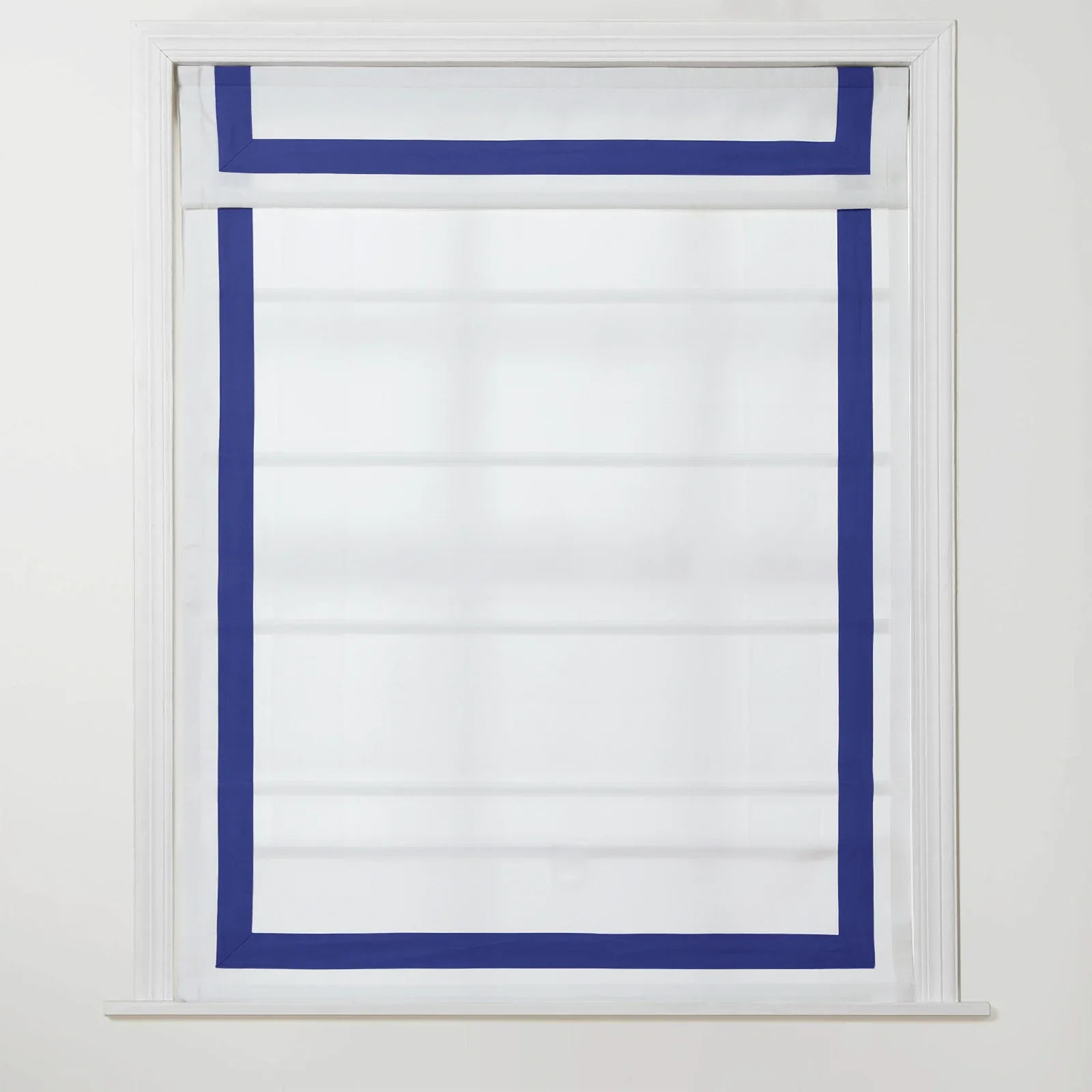 Tyrone Cordless Roman Shade with Border - Image 5