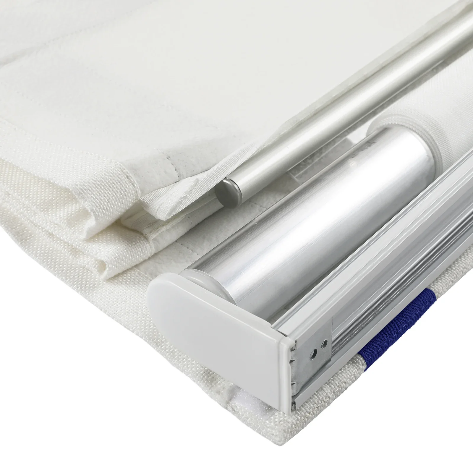 Tyrone Cordless Roman Shade with Border - Image 9