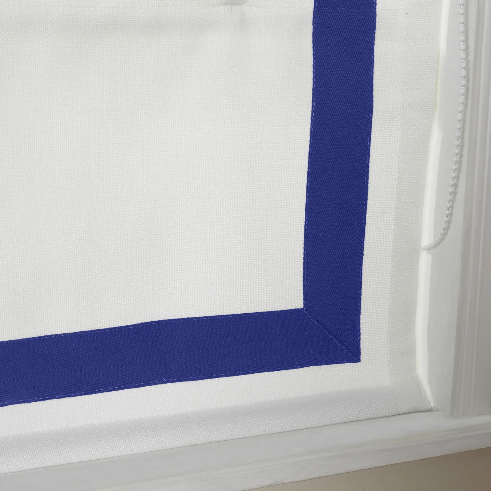 Tyrone Roman Shade with Border Cord Lift - Image 10