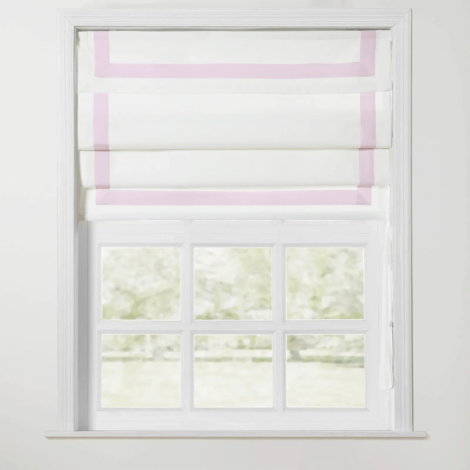 Tyrone Roman Shade with Border Cord Lift - Image 15