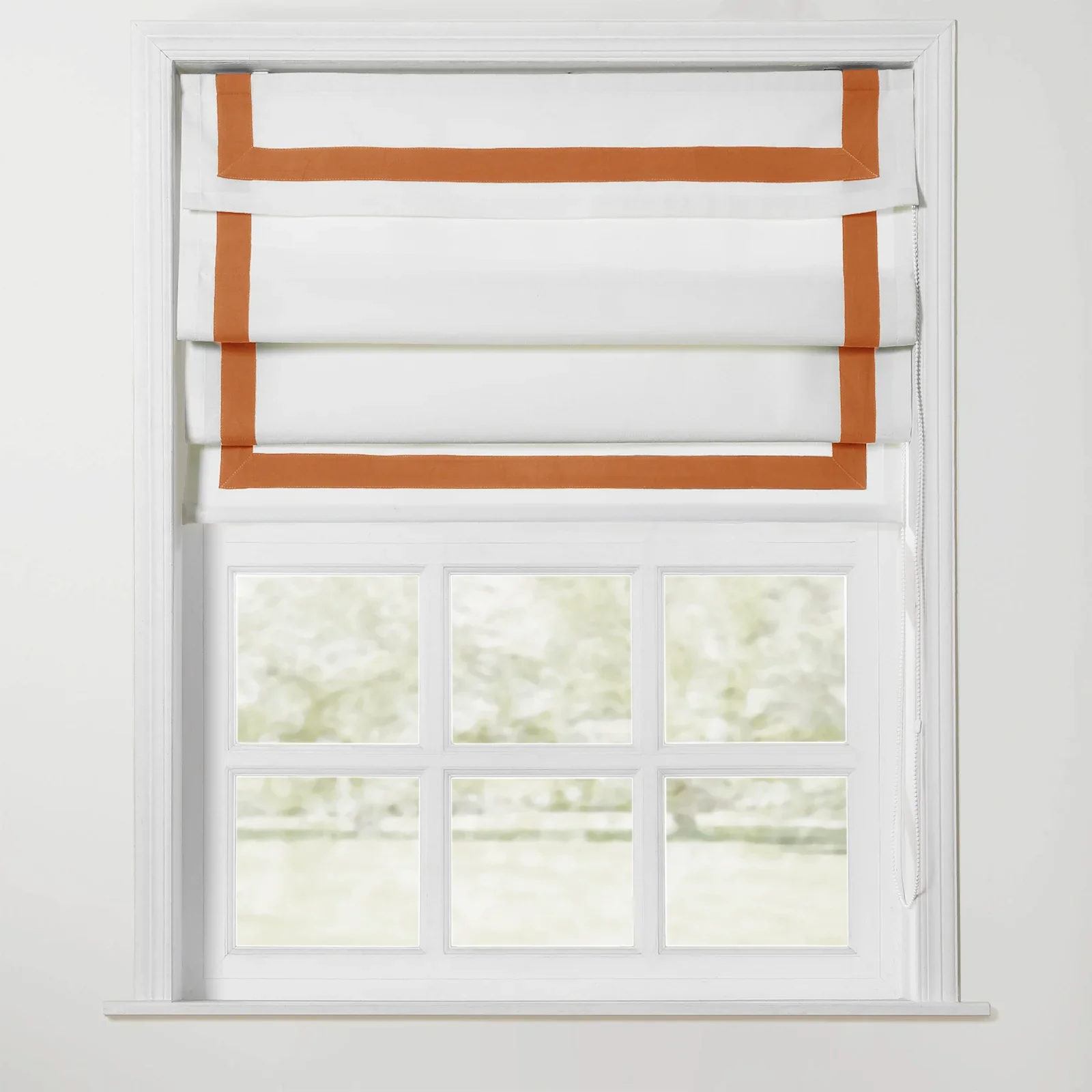 Tyrone Roman Shade with Border Cord Lift - Image 18