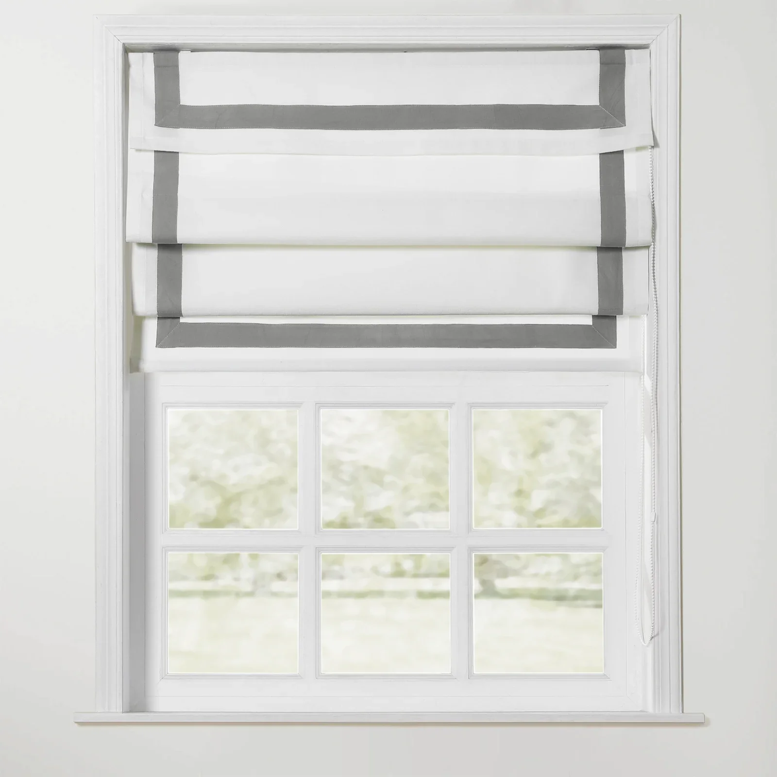 Tyrone Roman Shade with Border Cord Lift - Image 20