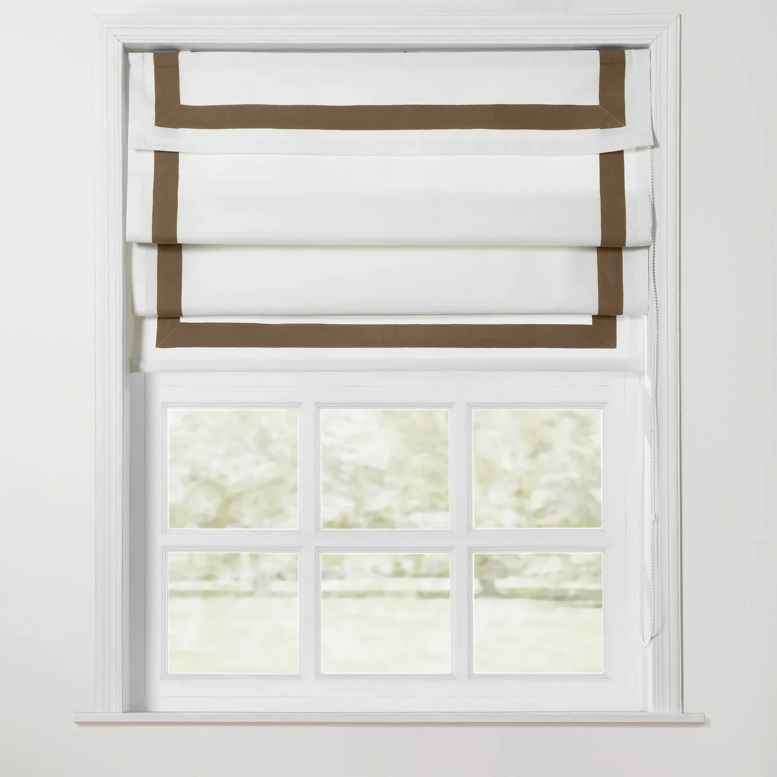 Tyrone Roman Shade with Border Cord Lift - Image 22