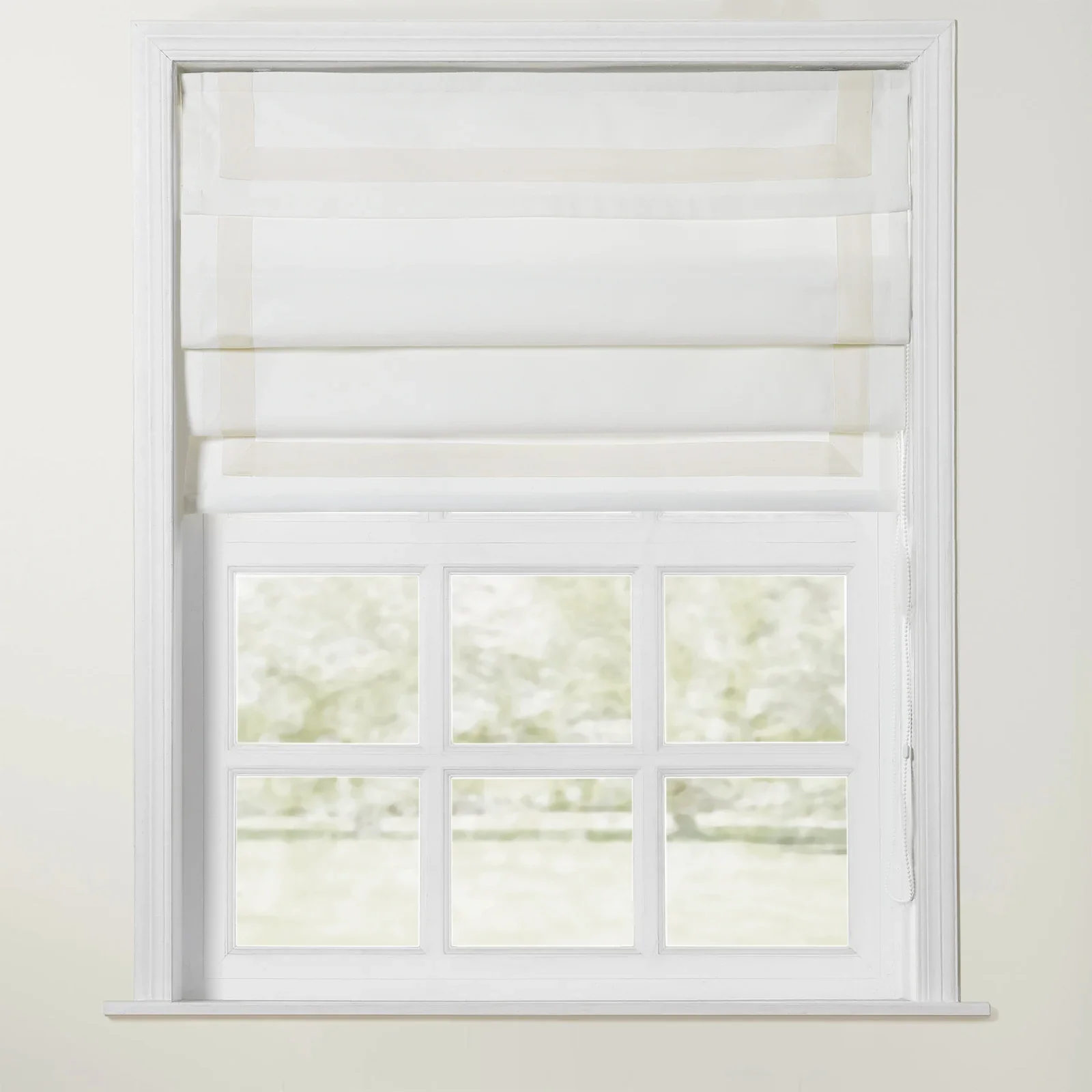 Tyrone Roman Shade with Border Cord Lift - Image 23