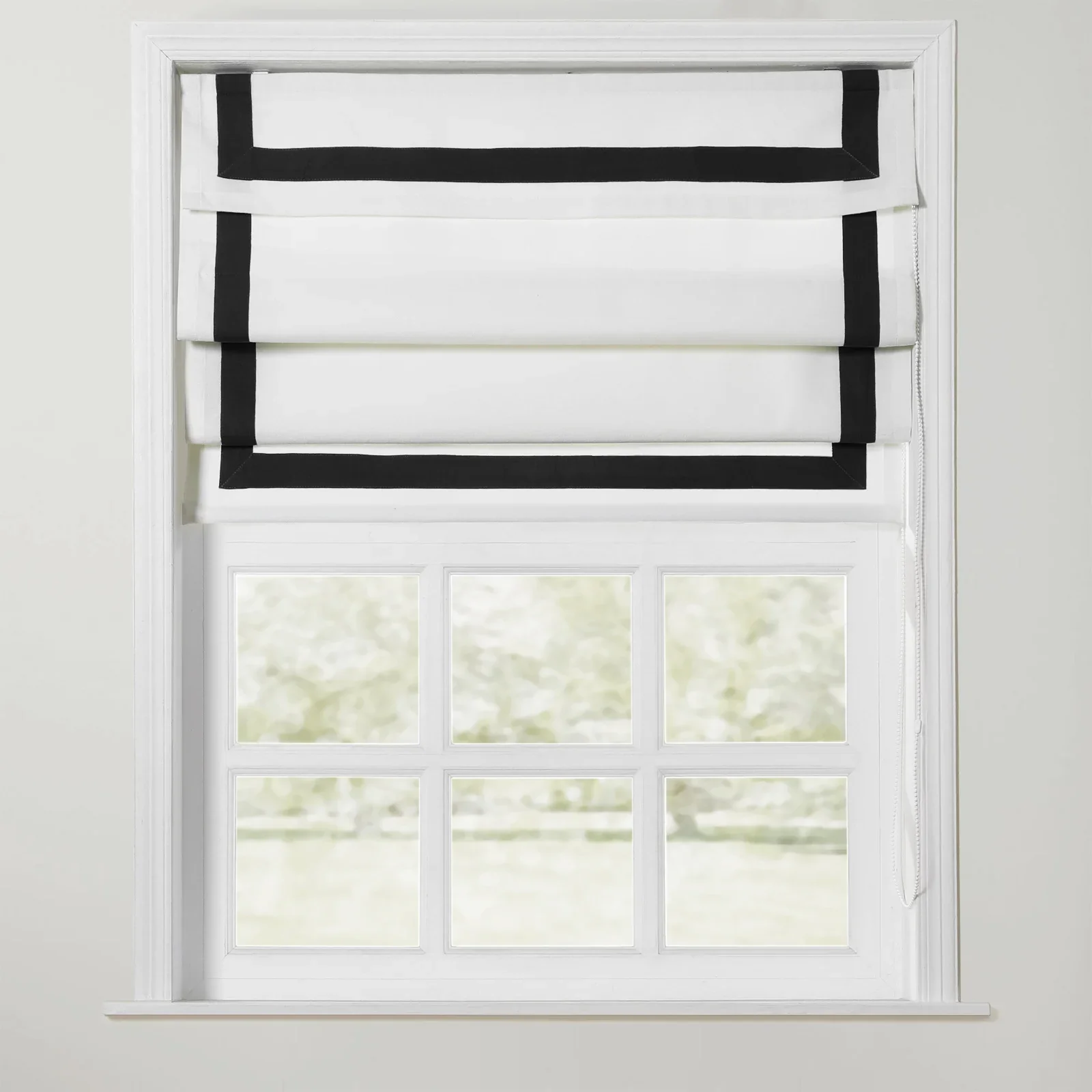 Tyrone Roman Shade with Border Cord Lift - Image 24