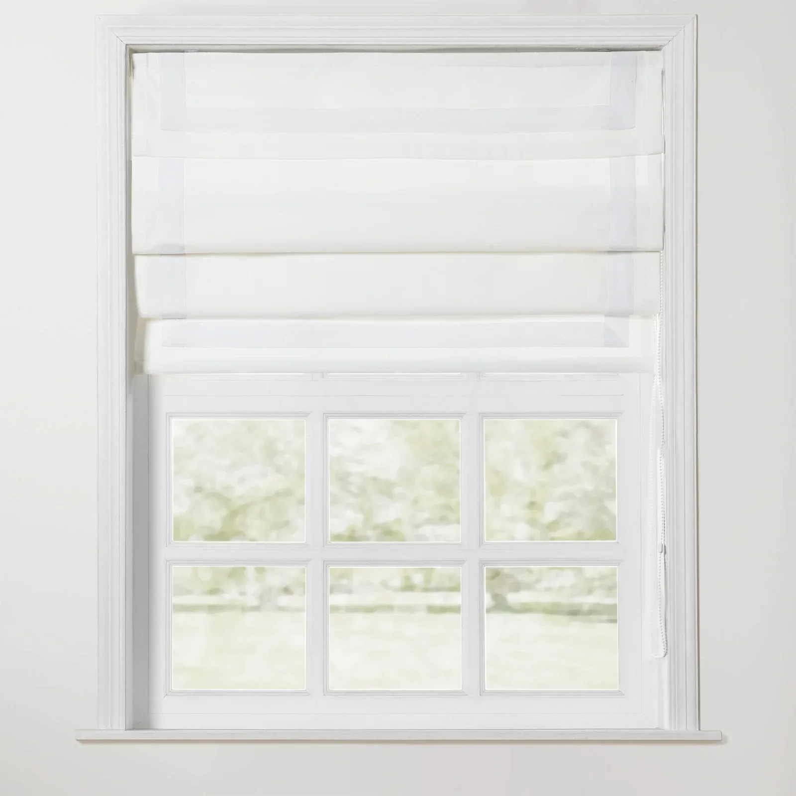 Tyrone Roman Shade with Border Cord Lift - Image 25