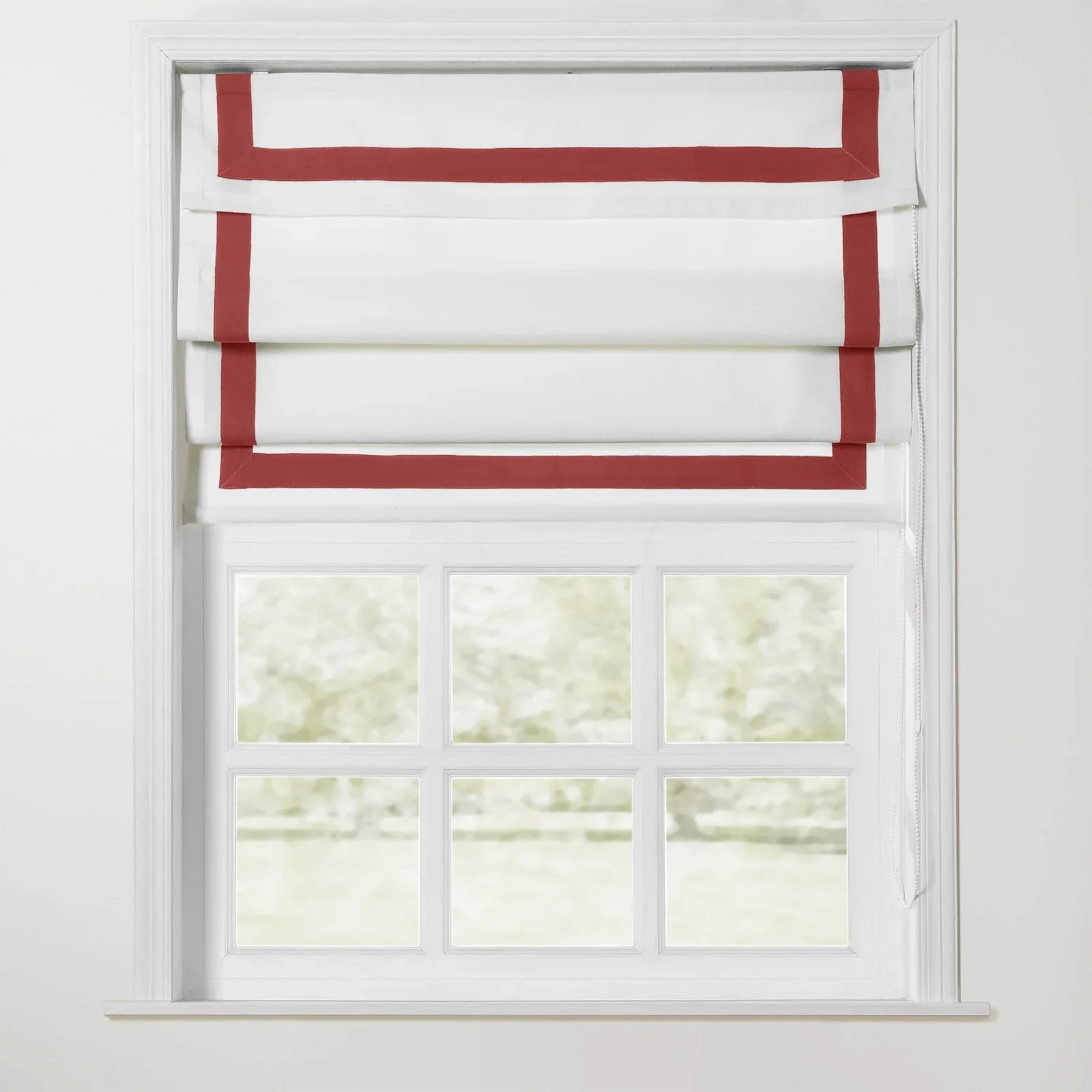 Tyrone Roman Shade with Border Cord Lift - Image 26
