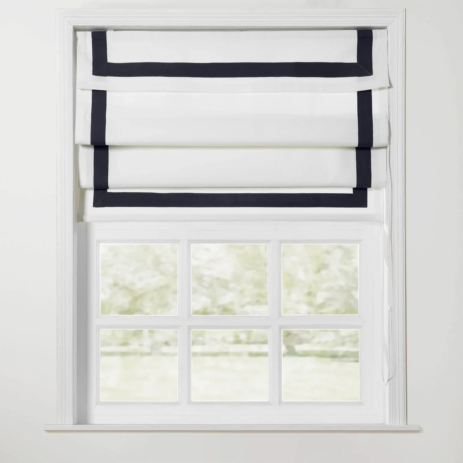 Tyrone Roman Shade with Border Cord Lift - Image 27