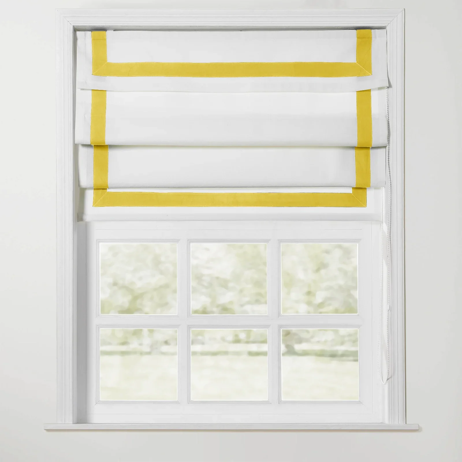 Tyrone Roman Shade with Border Cord Lift - Image 28