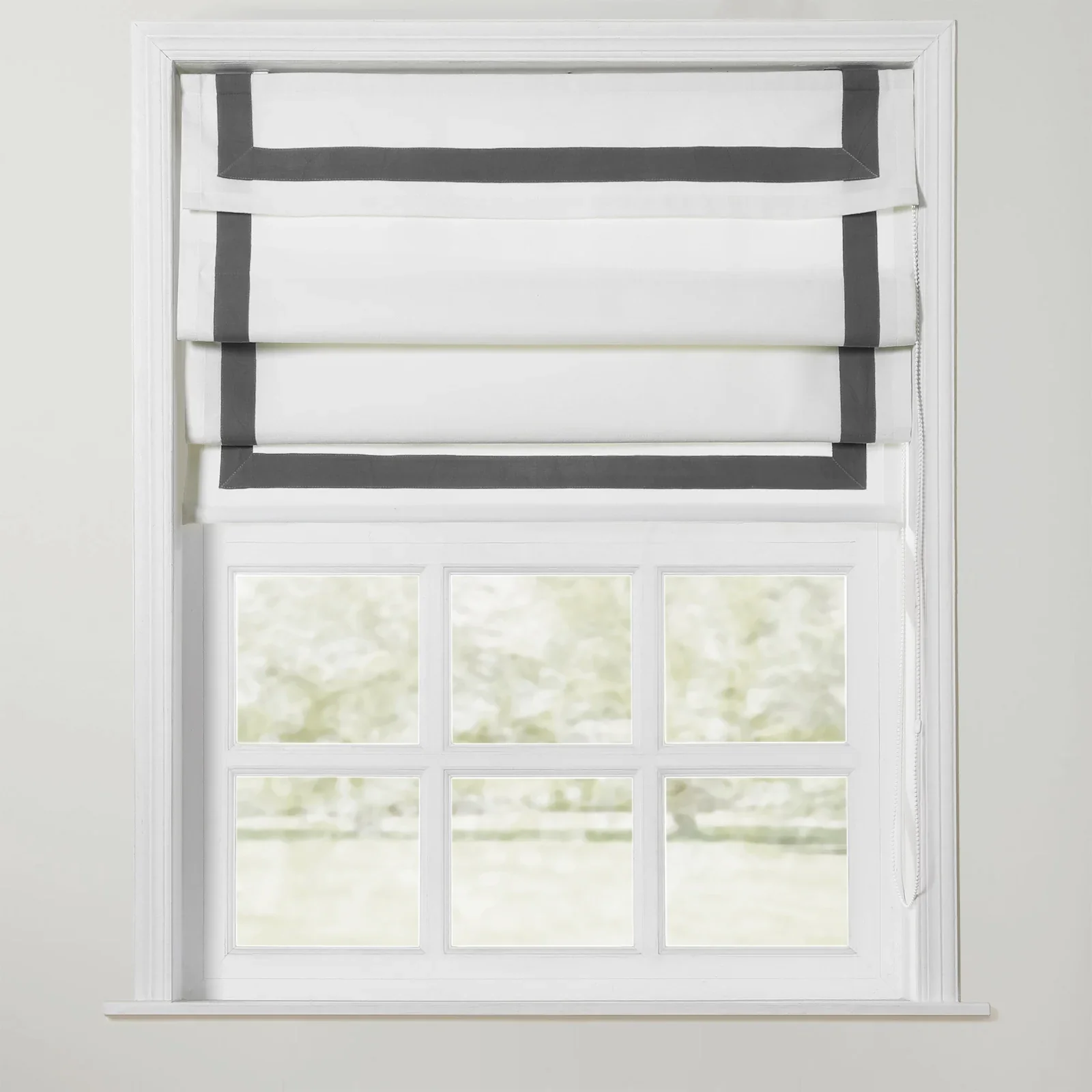 Tyrone Roman Shade with Border Cord Lift - Image 31