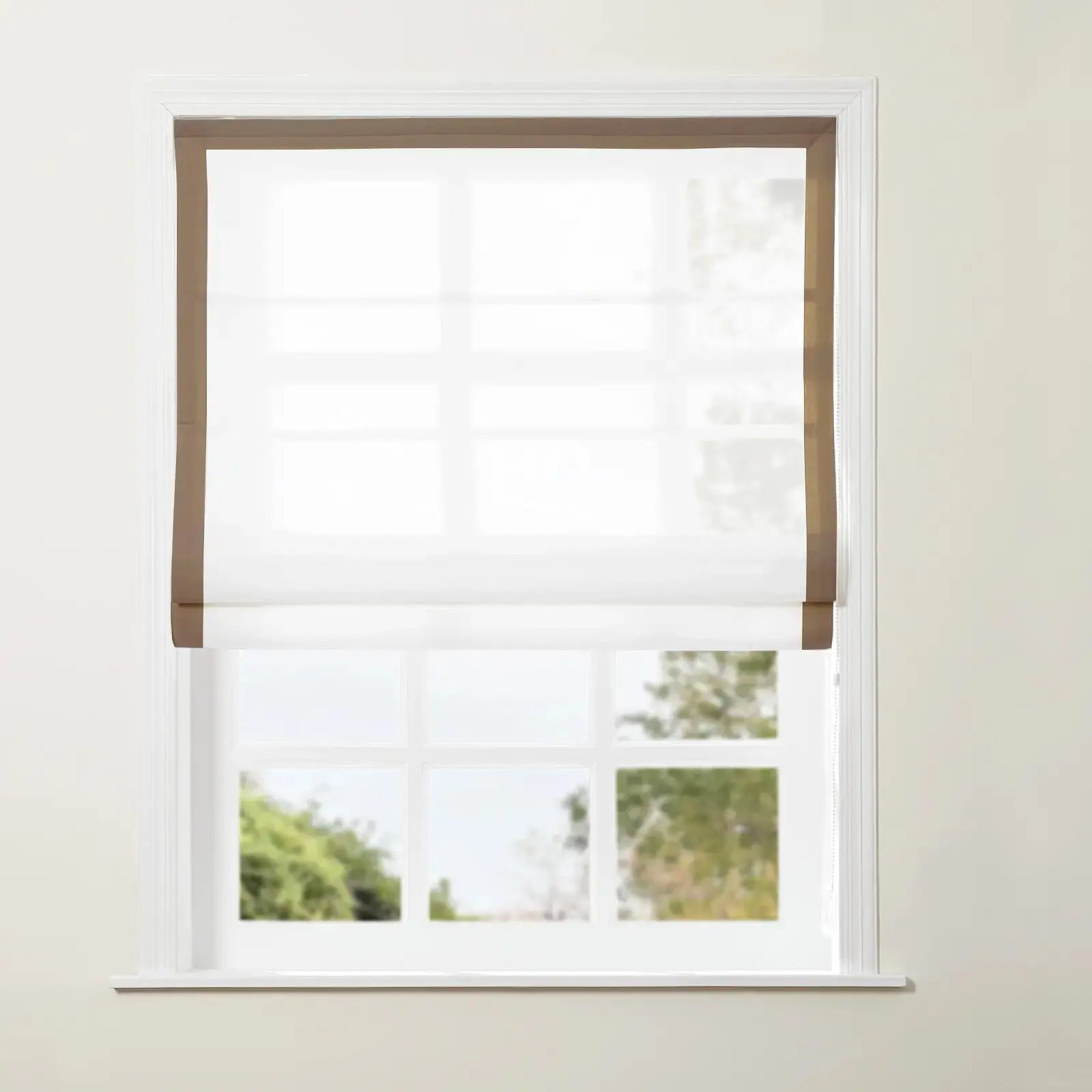 Tyrone Roman Shade with Border Cord Lift - Image 40