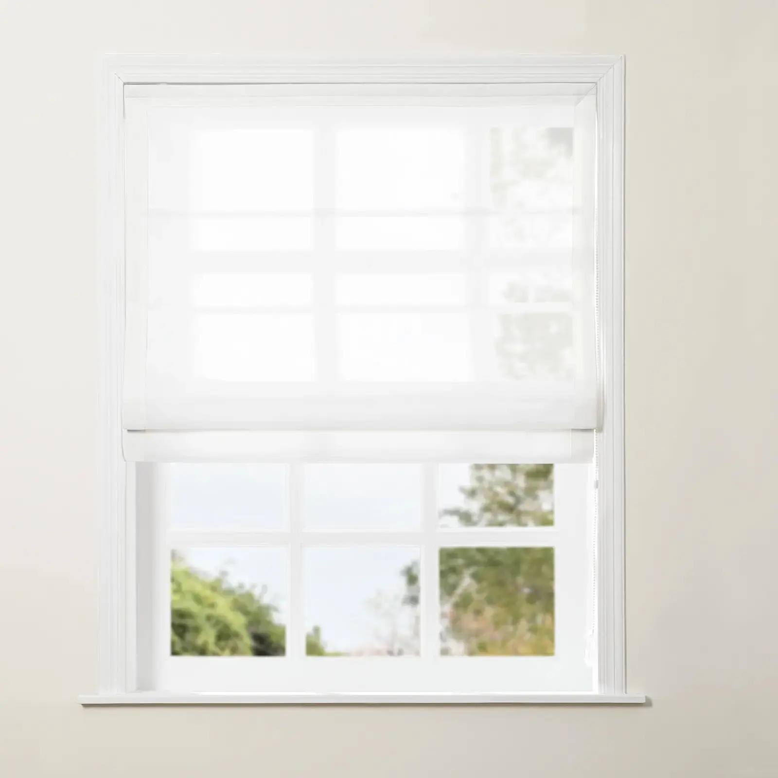 Tyrone Roman Shade with Border Cord Lift - Image 43