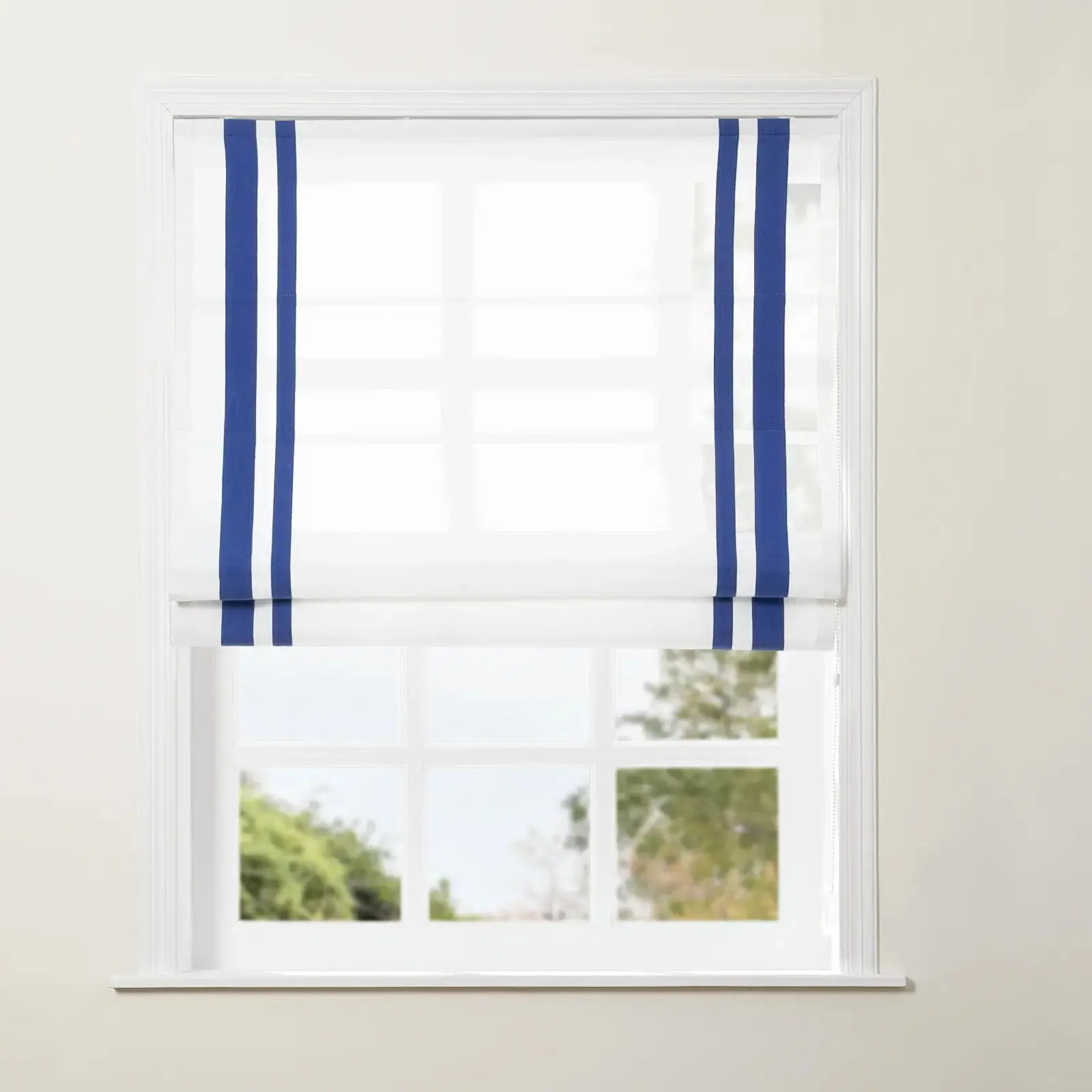 Tyrone Roman Shade with Border Cord Lift - Image 49