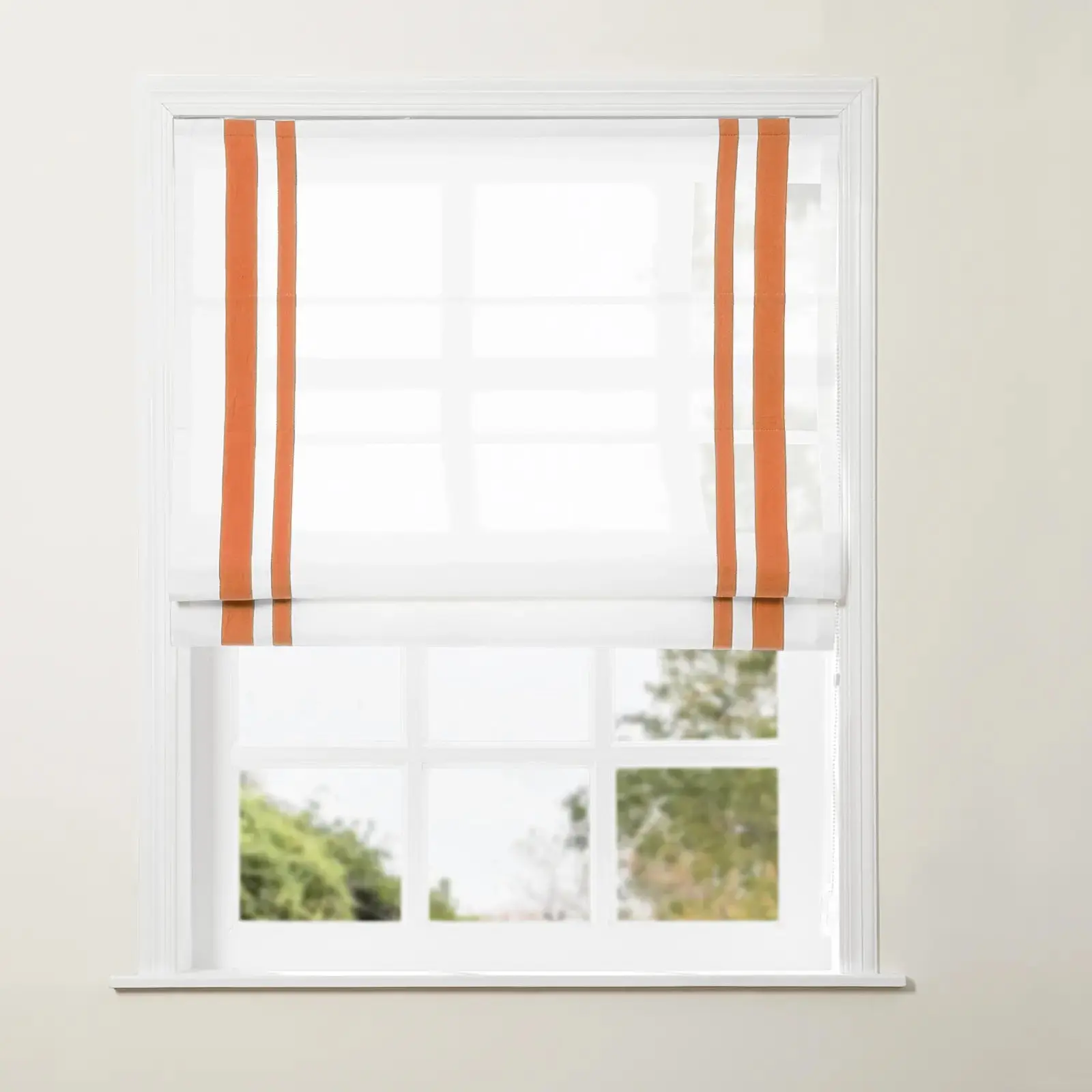 Tyrone Roman Shade with Border Cord Lift - Image 52