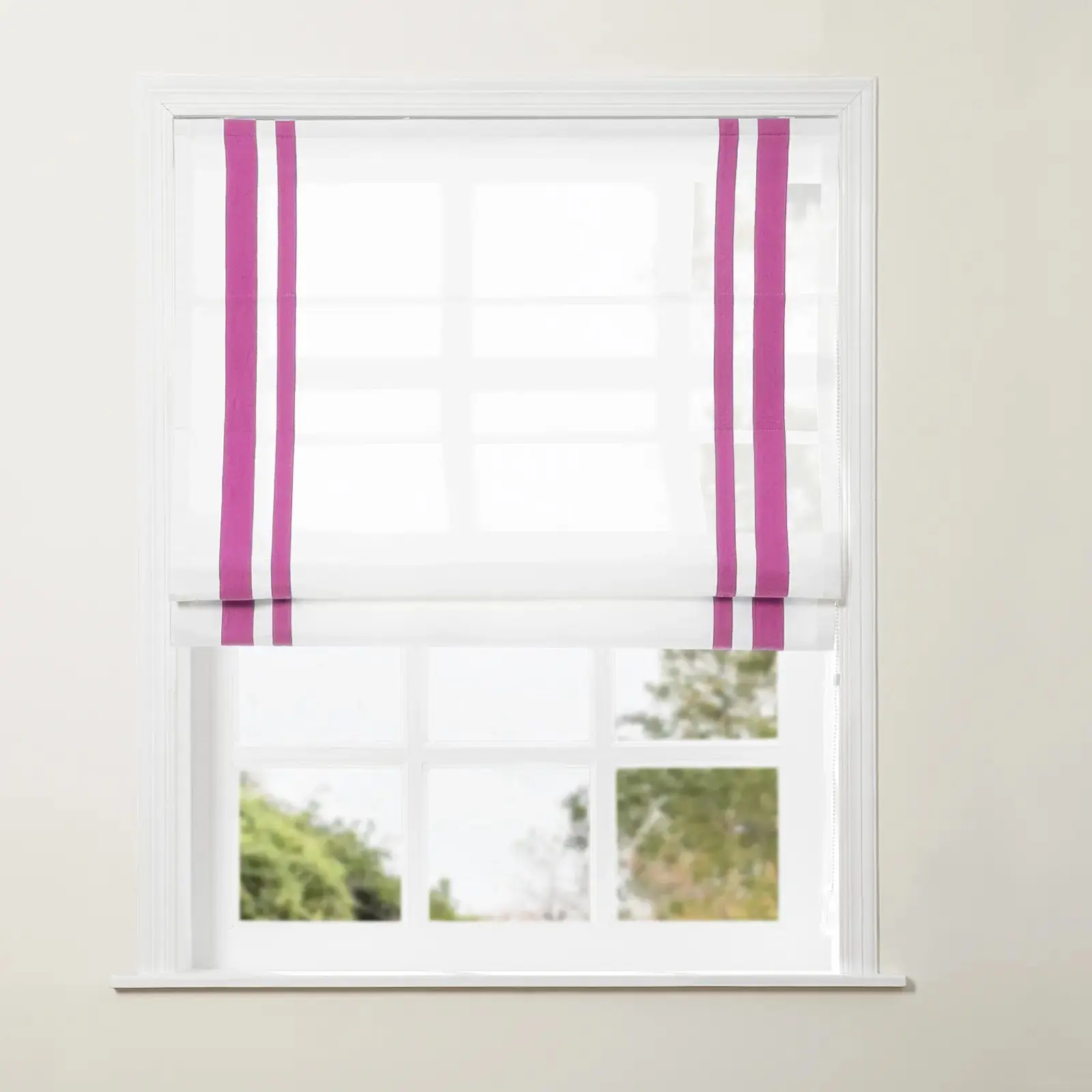 Tyrone Roman Shade with Border Cord Lift - Image 53