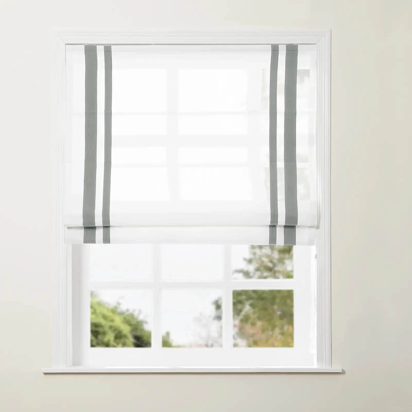 Tyrone Roman Shade with Border Cord Lift - Image 54