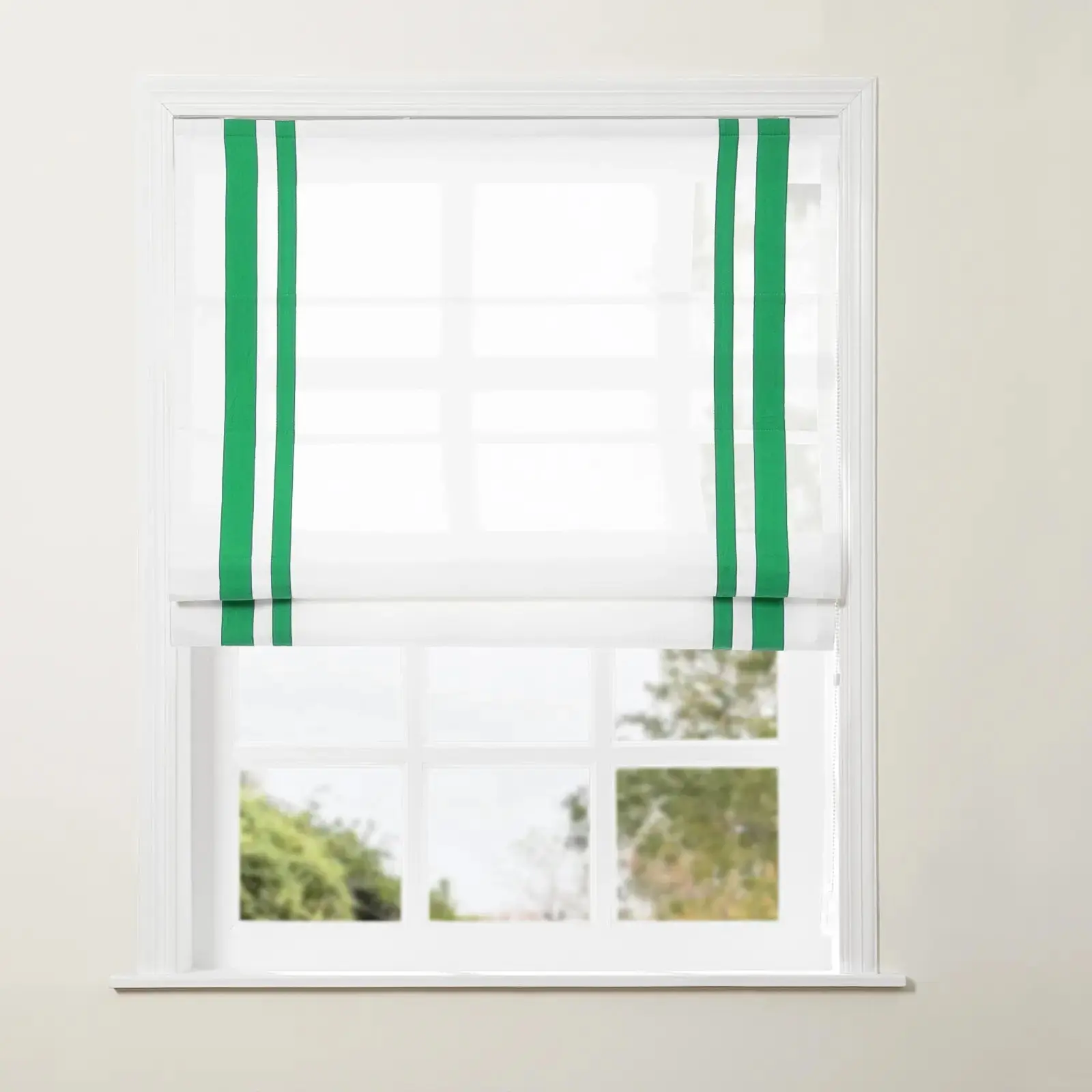 Tyrone Roman Shade with Border Cord Lift - Image 55