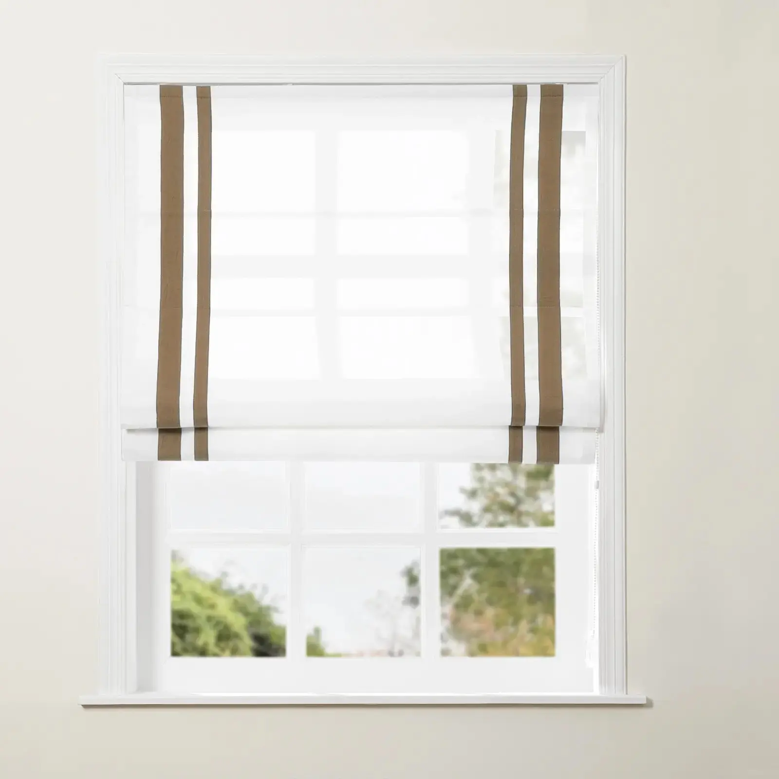 Tyrone Roman Shade with Border Cord Lift - Image 56