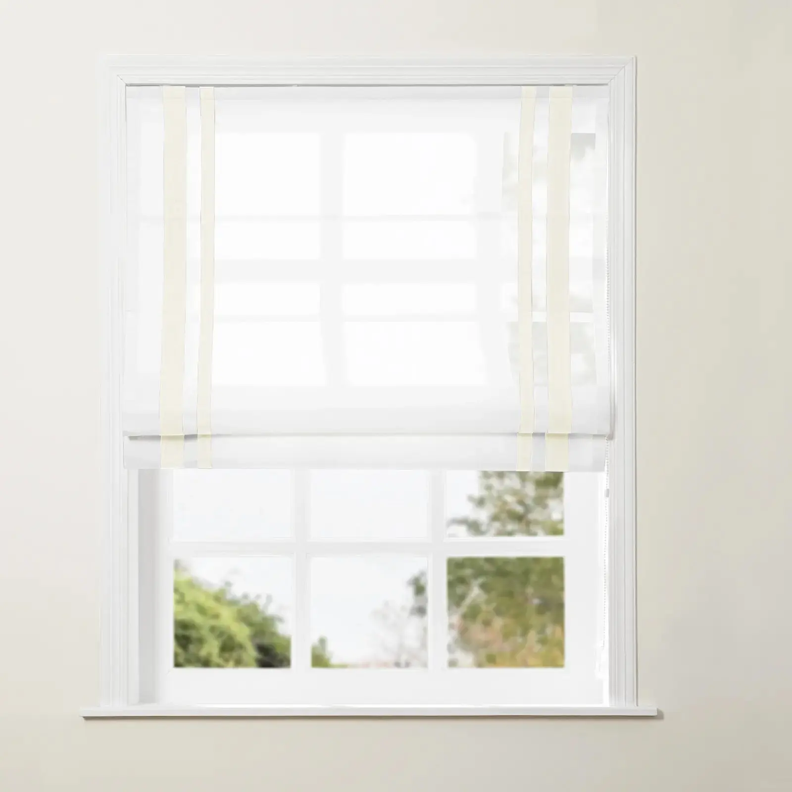 Tyrone Roman Shade with Border Cord Lift - Image 57