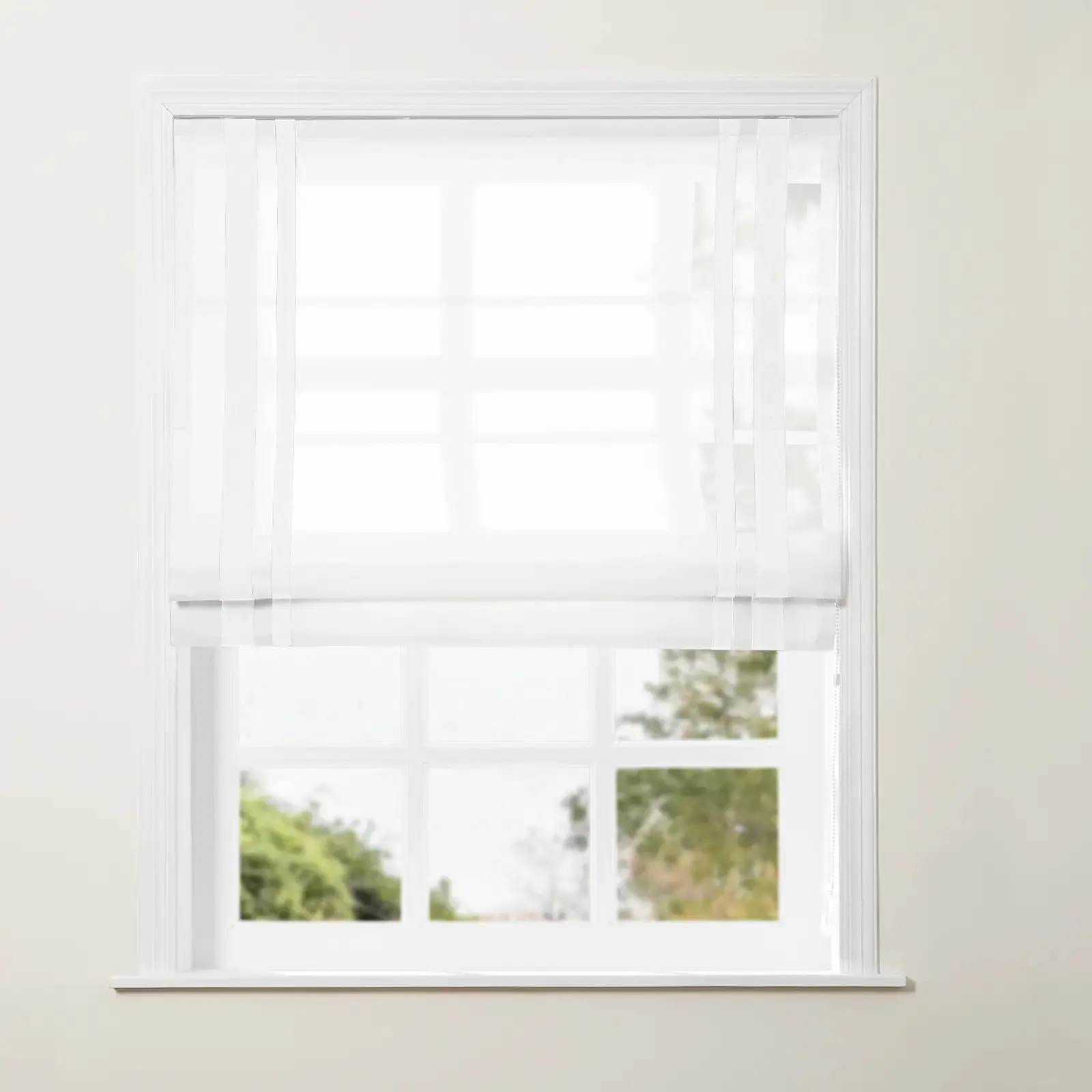 Tyrone Roman Shade with Border Cord Lift - Image 59