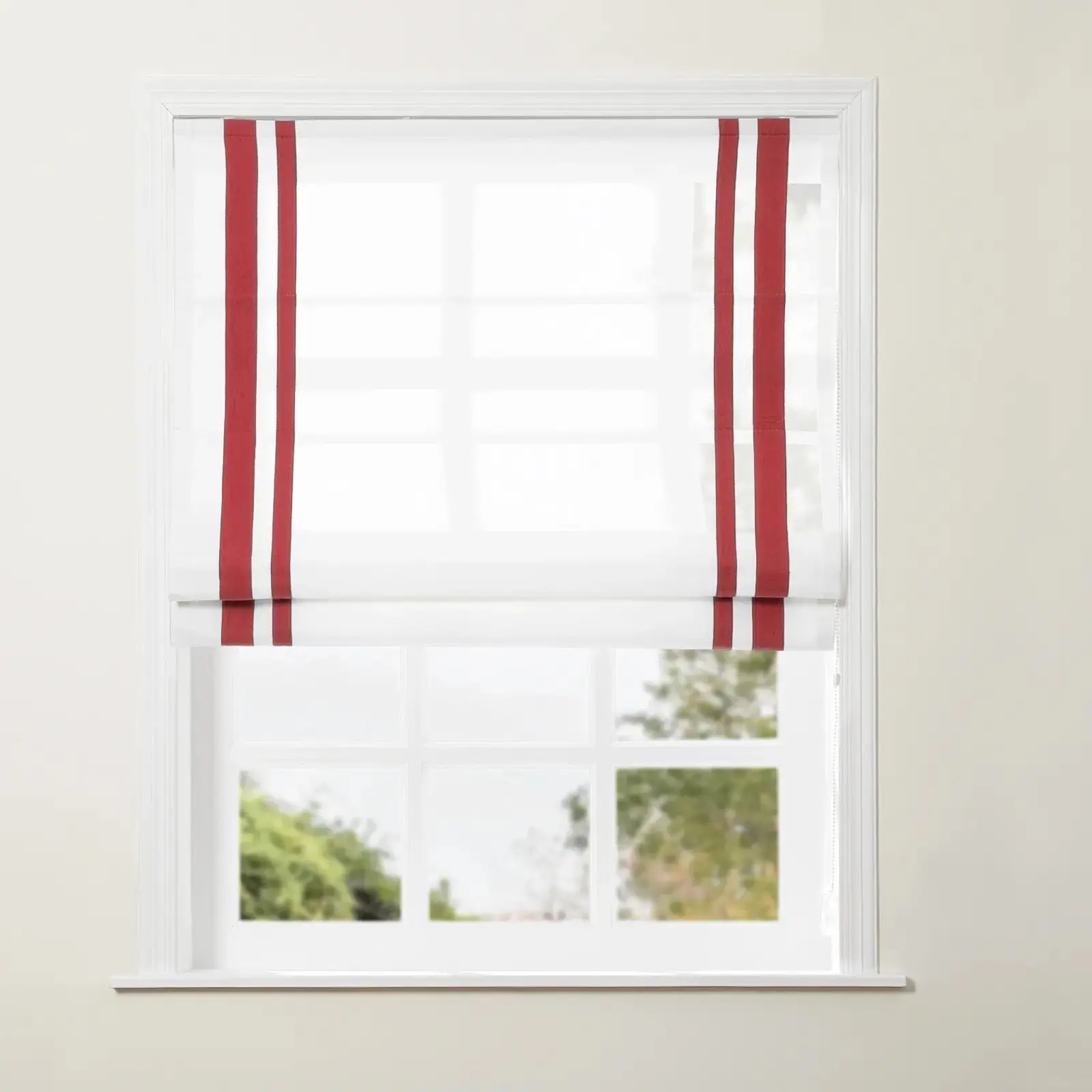 Tyrone Roman Shade with Border Cord Lift - Image 60