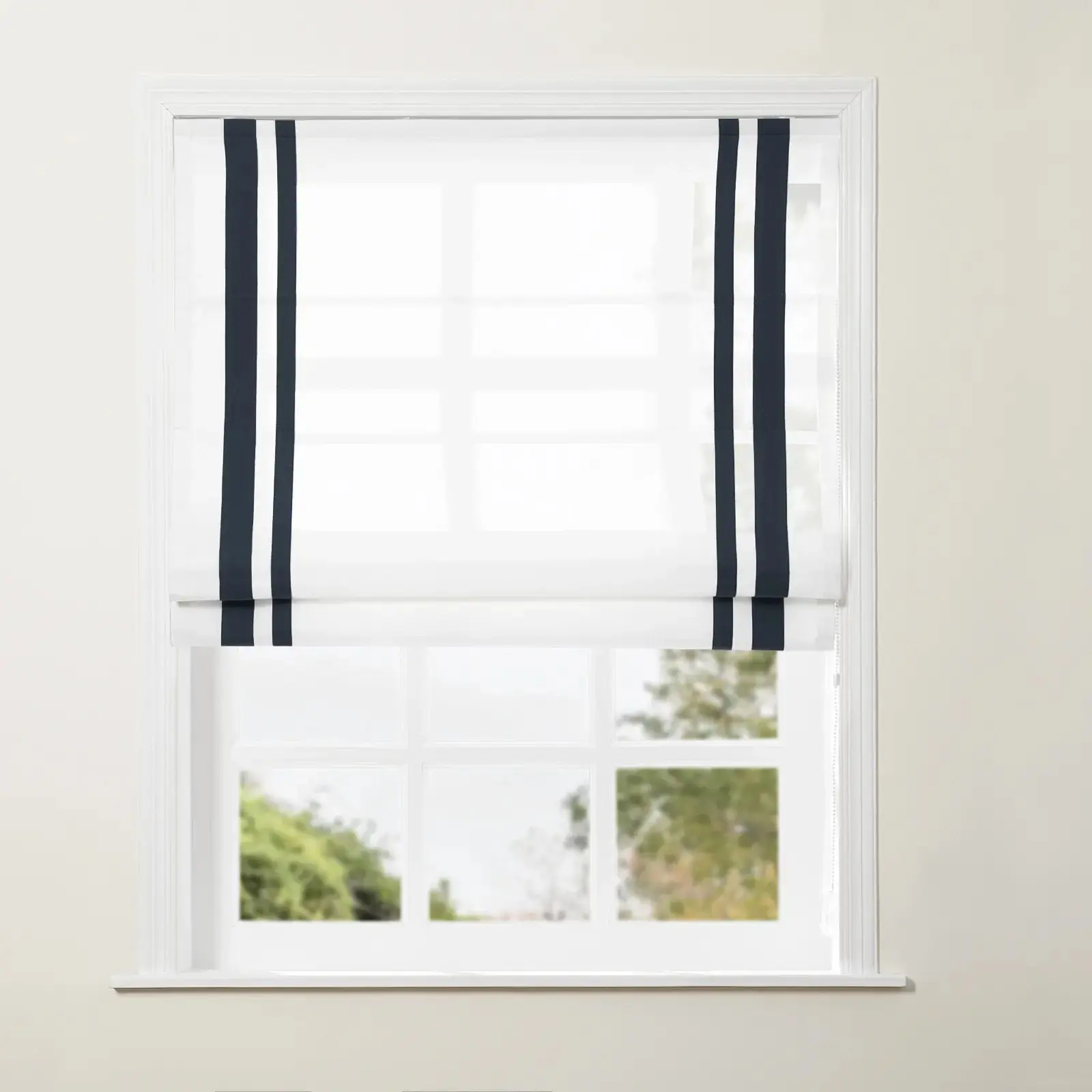 Tyrone Roman Shade with Border Cord Lift - Image 61