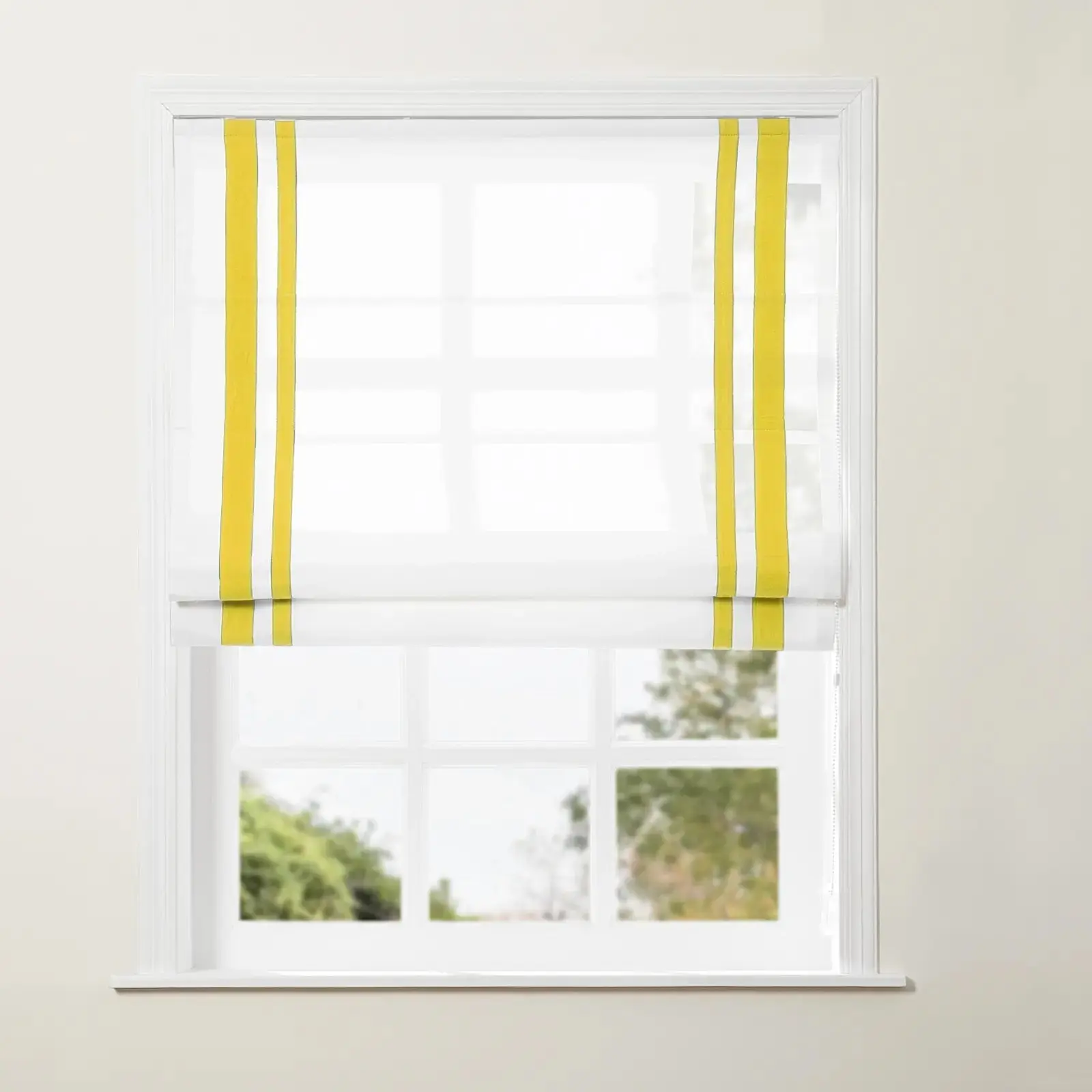 Tyrone Roman Shade with Border Cord Lift - Image 62