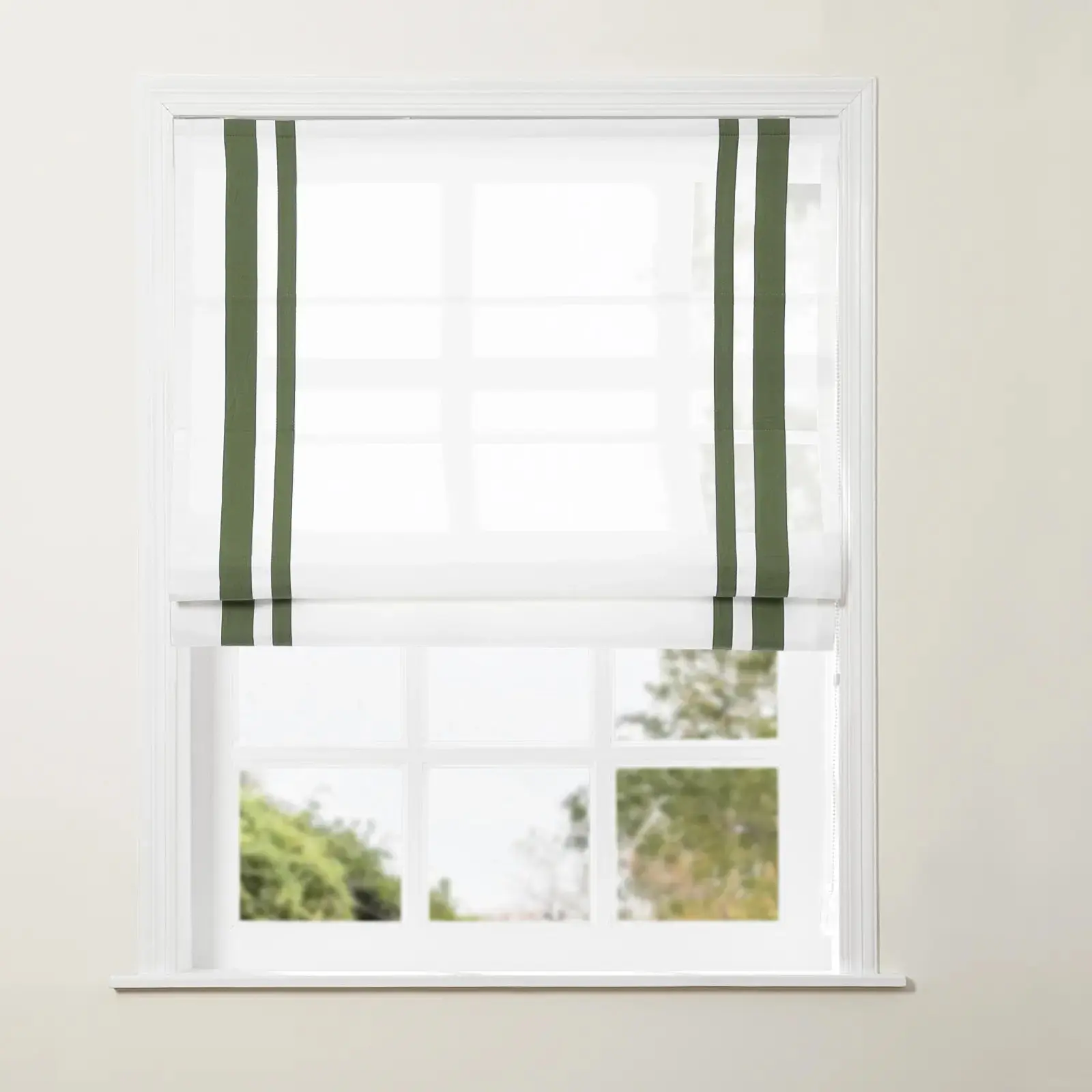 Tyrone Roman Shade with Border Cord Lift - Image 63